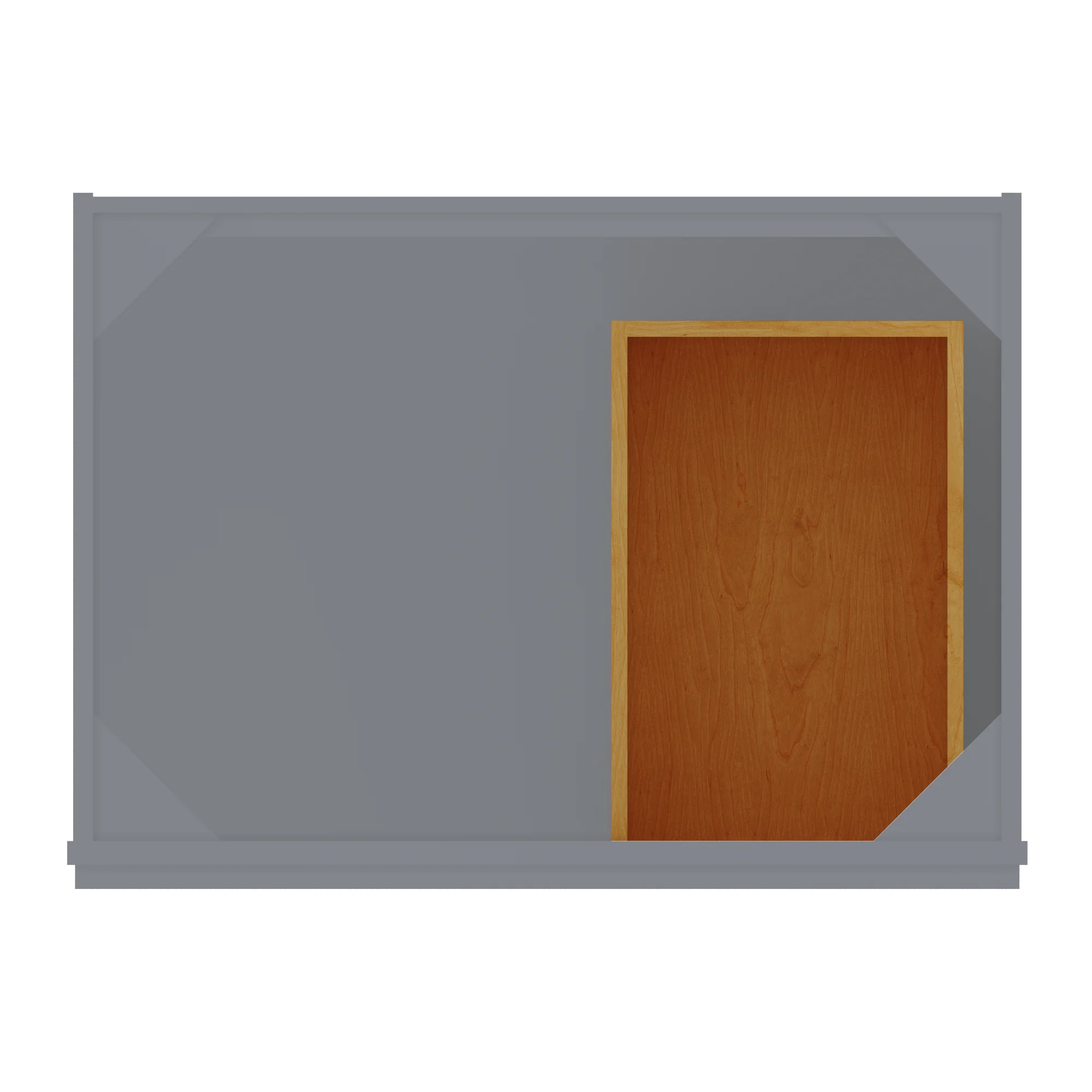 30 W x 21 D x 34.5 H Vanity Sink Base Cabinet - Colonial Gray - Image 8