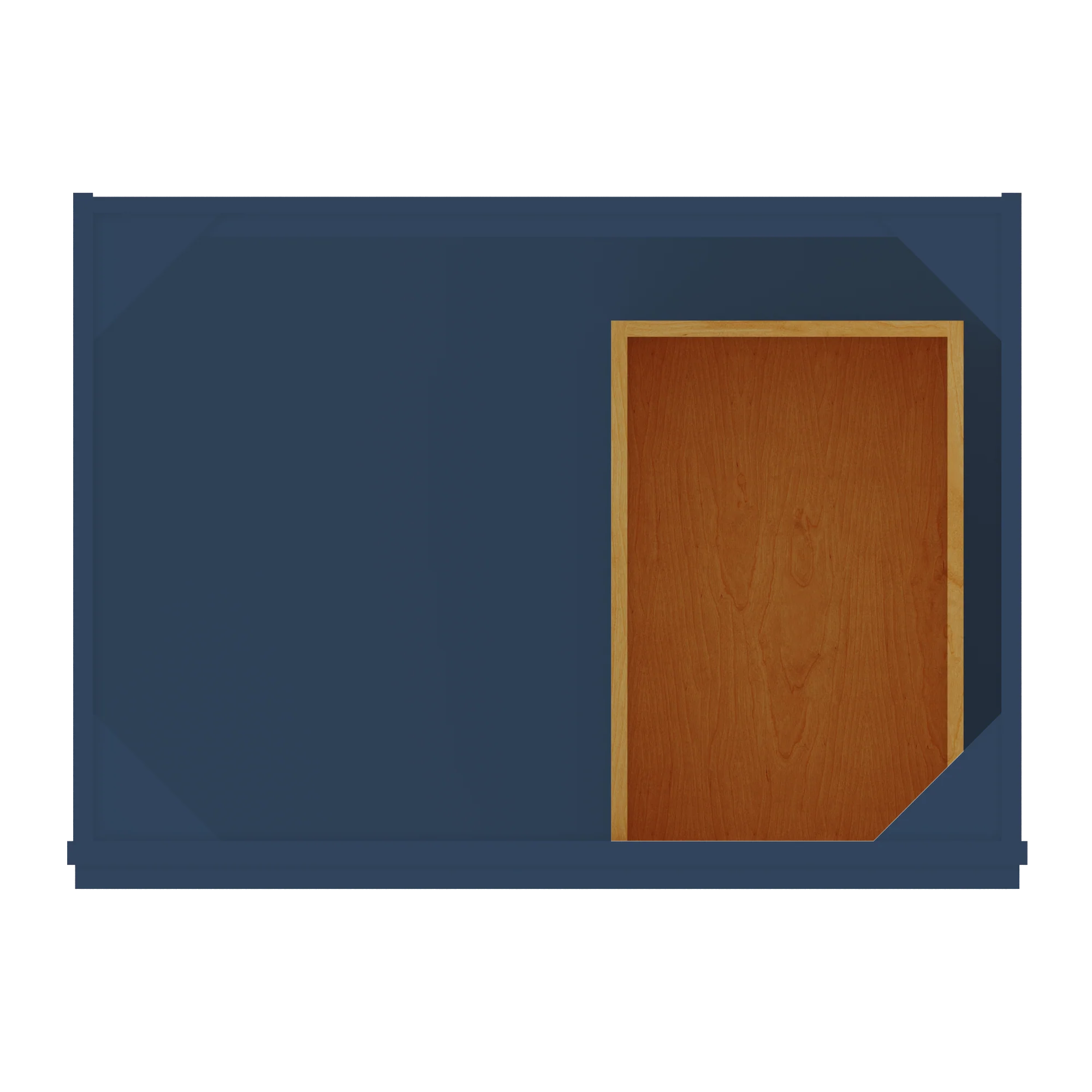 Vanity Sink Base Cabinet with Left Drawers 30 Inch Wide x 21 Inch Deep x 34 1/2 Inch High Danbury Blue Series - Image 7