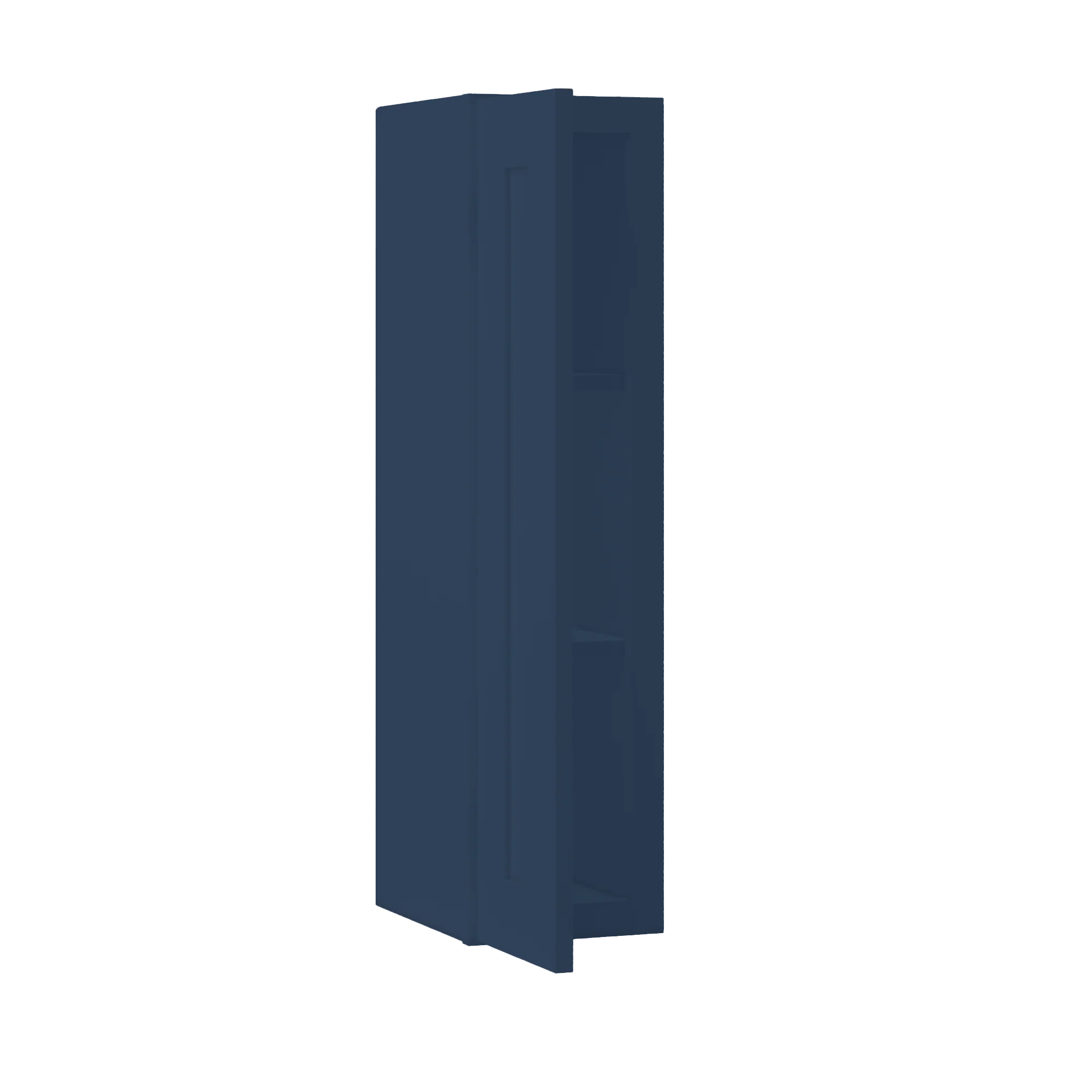 Wall Kitchen Cabinet W0936 Danbury Blue LessCare 9 in. width 36 in. height 12 in. depth - Image 4