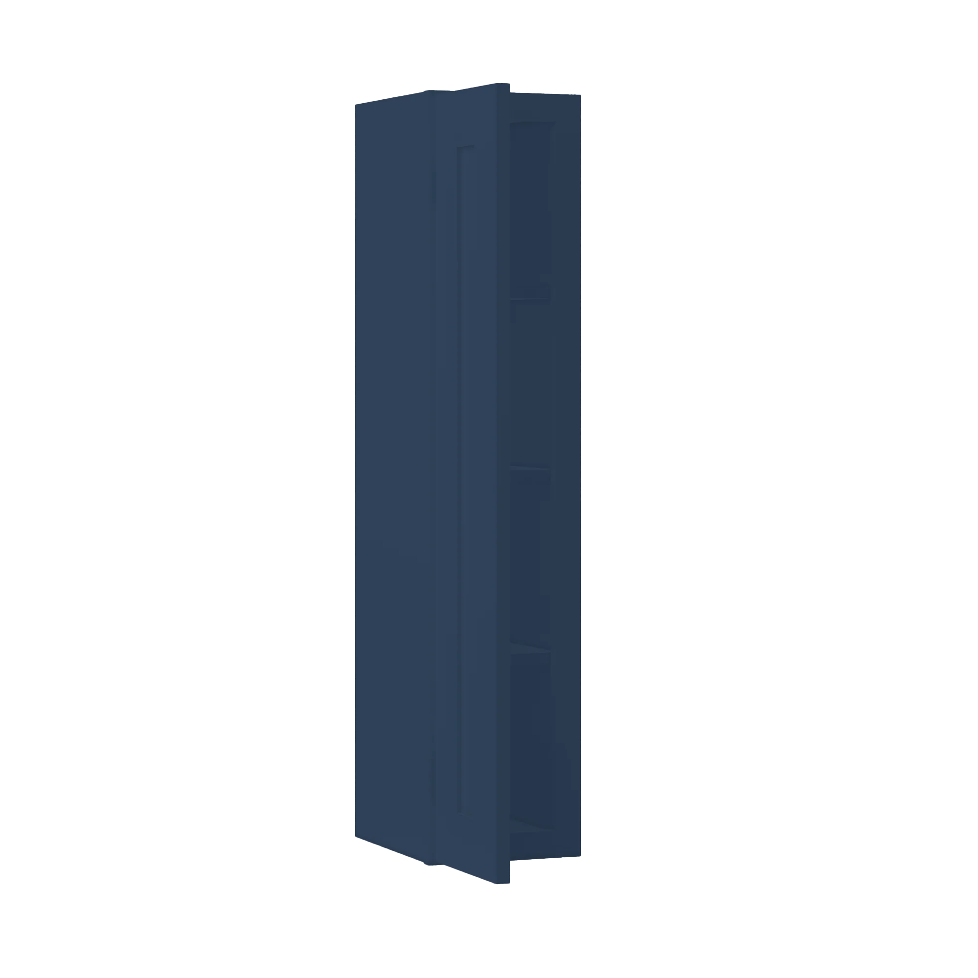 Wall Kitchen Cabinet W0942 Danbury Blue LessCare 9 in. width 42 in. height 12 in. depth - Image 4