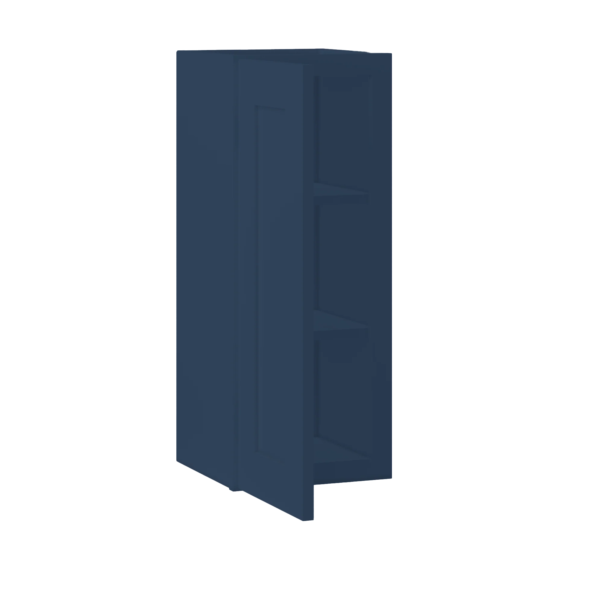 Wall Kitchen Cabinet W1230 Danbury Blue LessCare 12 in. width 30 in. height 12 in. depth - Image 4