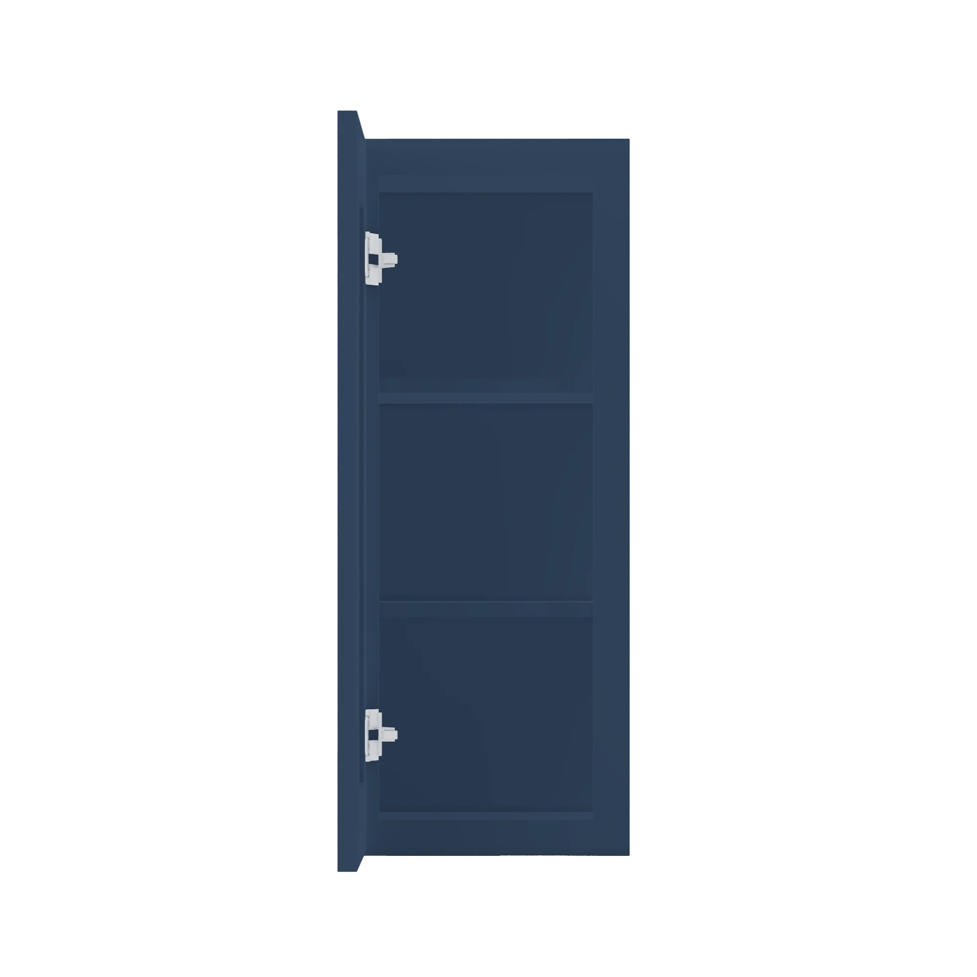 Wall Kitchen Cabinet W1230 Danbury Blue LessCare 12 in. width 30 in. height 12 in. depth - Image 5