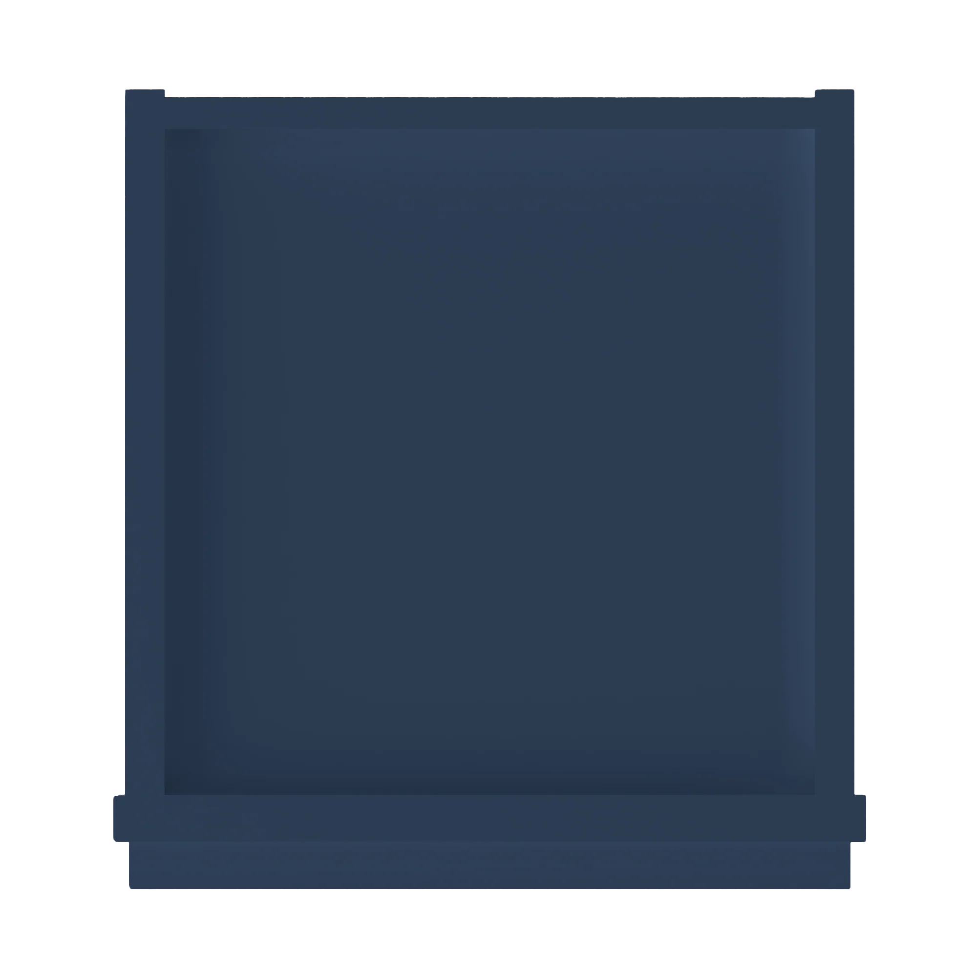 Wall Kitchen Cabinet W1236 Danbury Blue LessCare 12 in. width 36 in. height 12 in. depth - Image 6