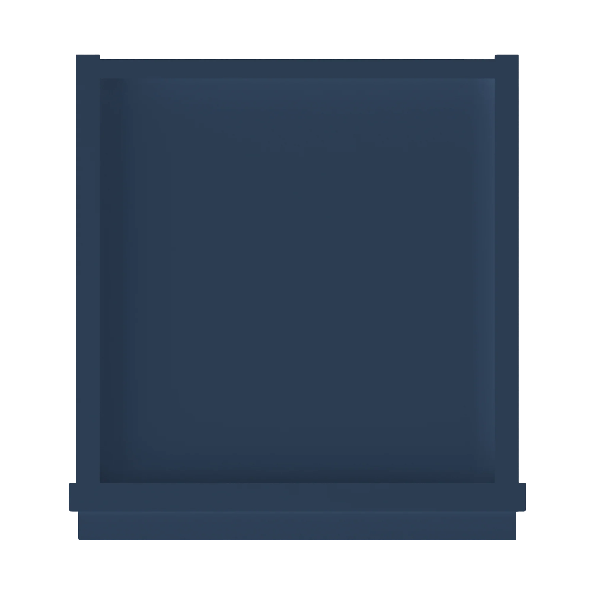 Wall Kitchen Cabinet W1242 Danbury Blue LessCare 12 in. width 42 in. height 12 in. depth - Image 6
