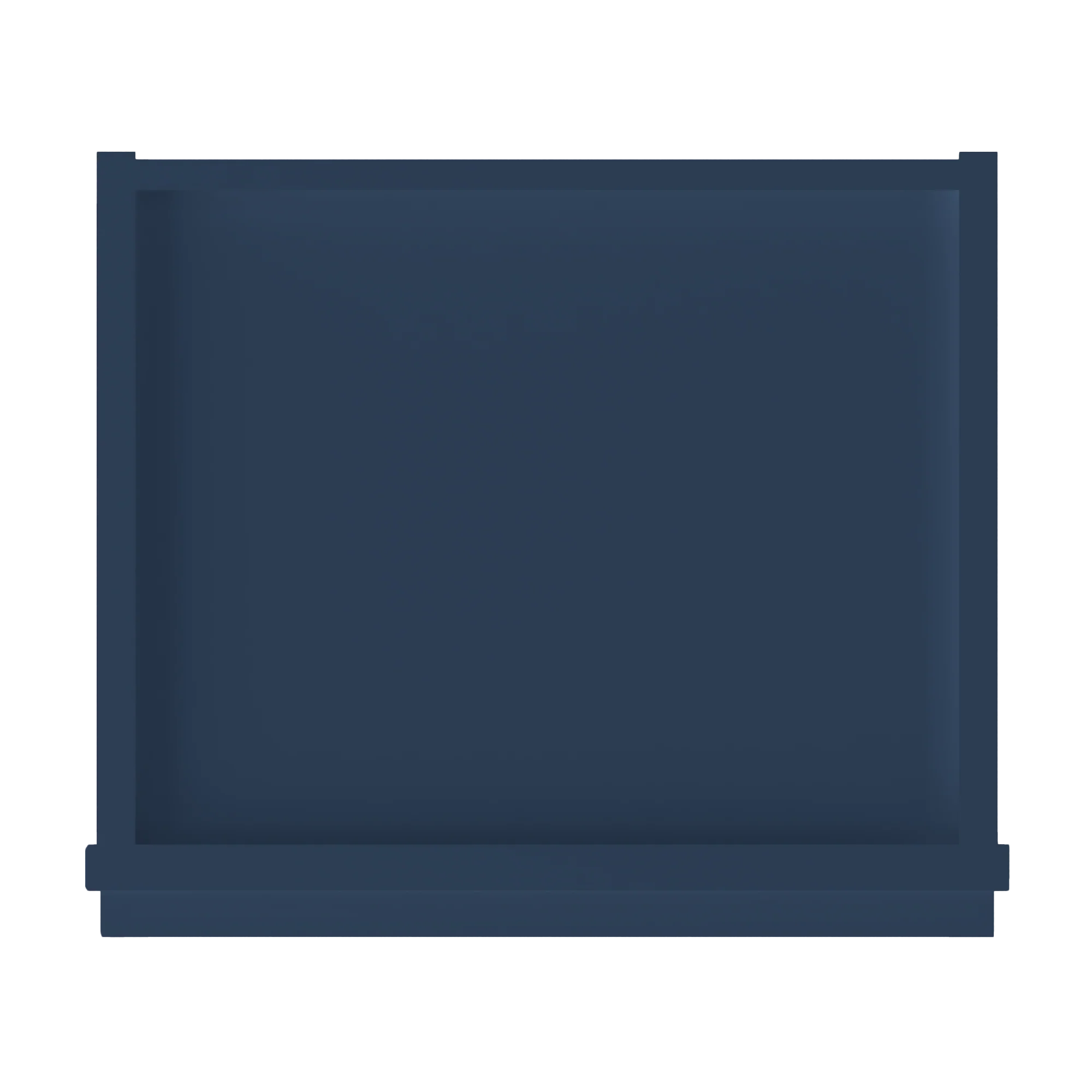 Wall Kitchen Cabinet W1530 Danbury Blue LessCare 15 in. width 30 in. height 12 in. depth - Image 6
