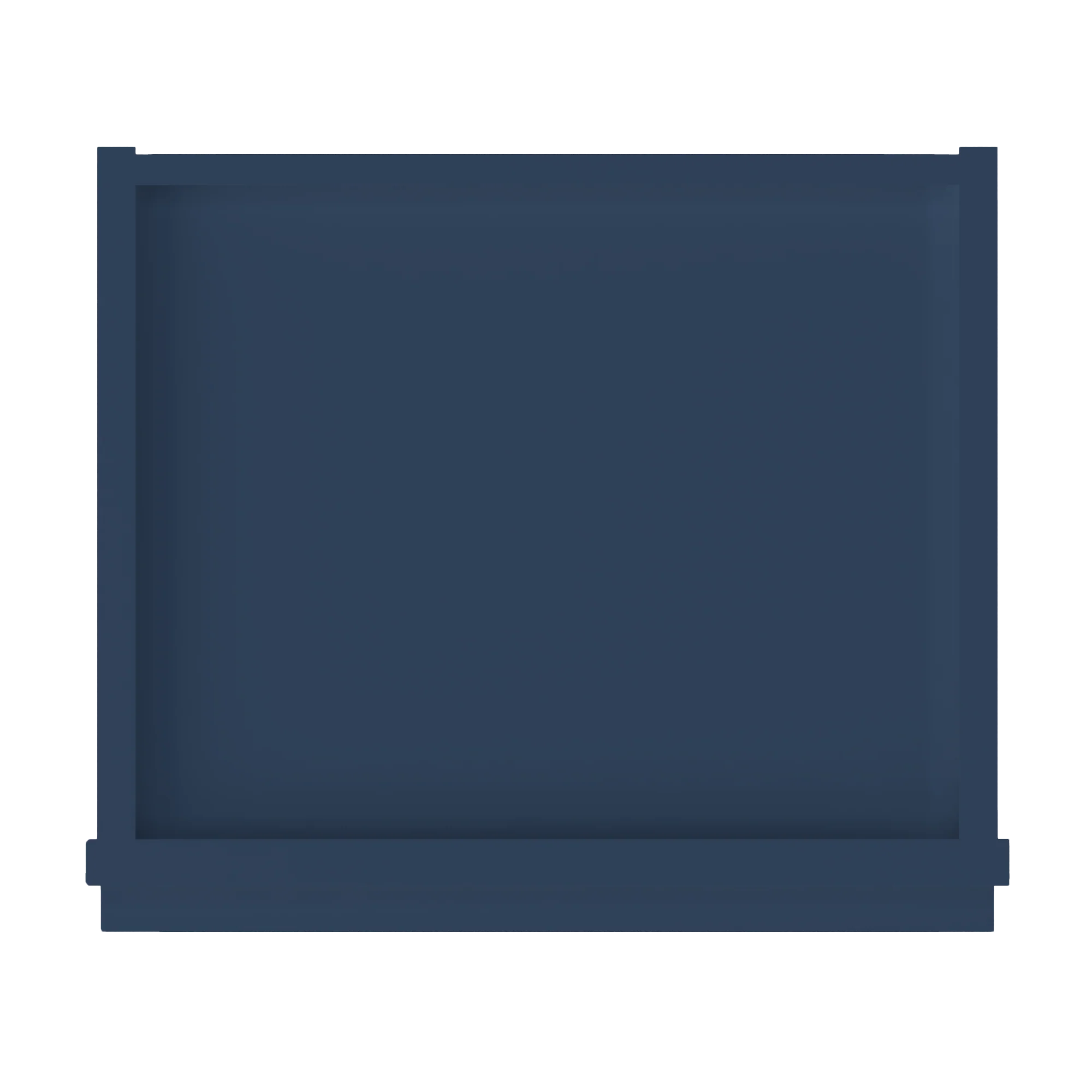 Wall Kitchen Cabinet W1536 Danbury Blue LessCare 15 in. width 36 in. height 12 in. depth - Image 6