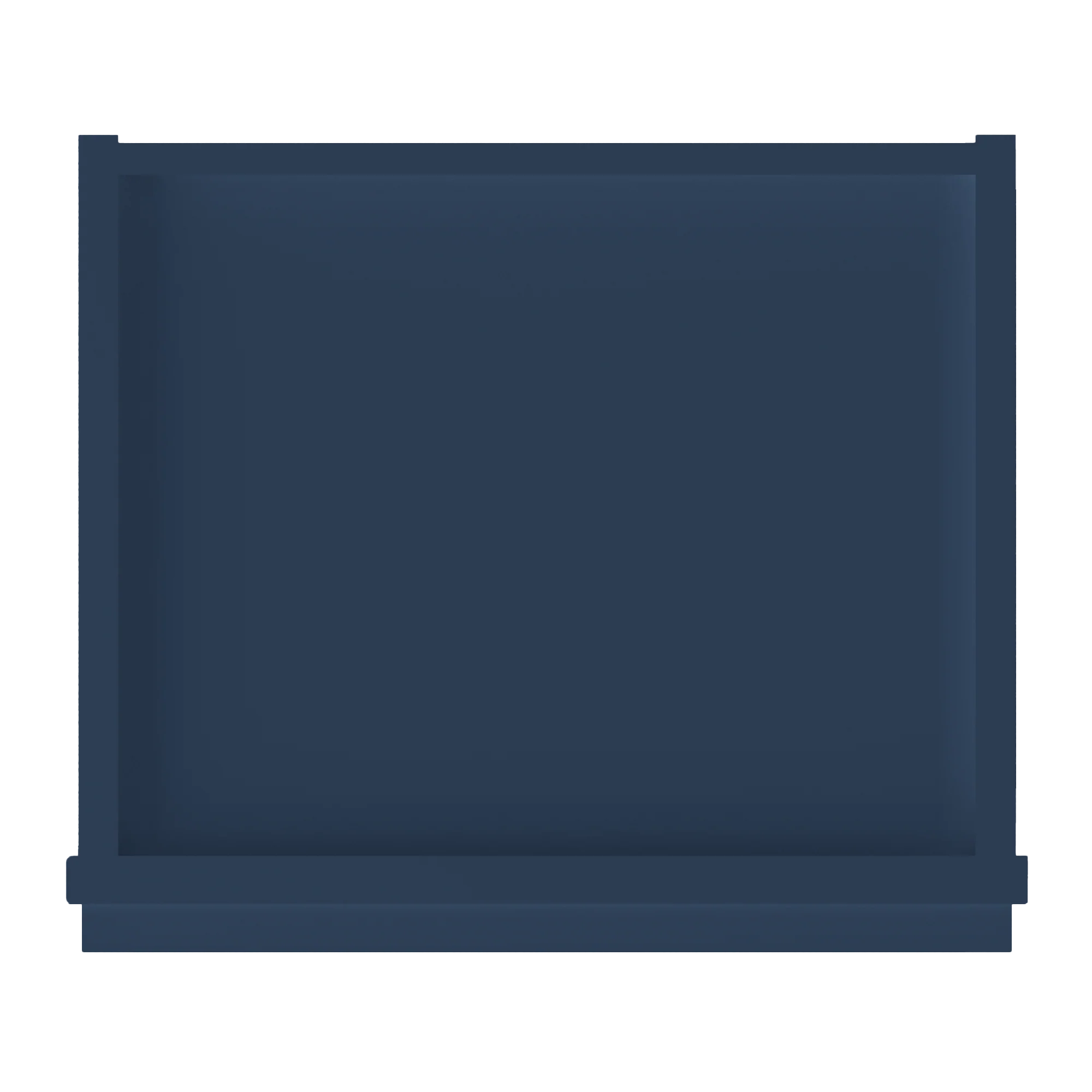 Wall Kitchen Cabinet W1542 Danbury Blue LessCare 15 in. width 42 in. height 12 in. depth - Image 6