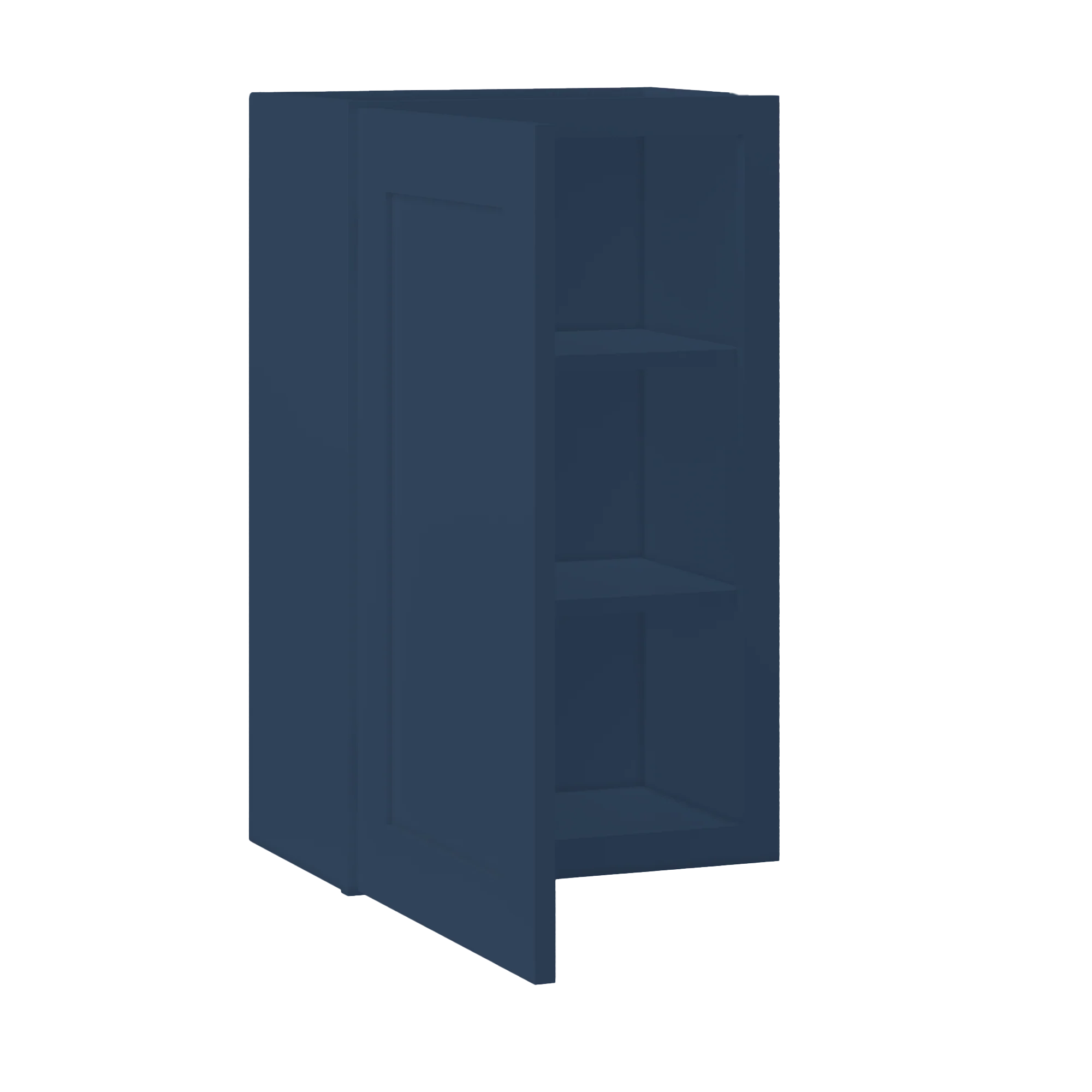 Wall Kitchen Cabinet W1830 Danbury Blue LessCare 18 in. width 30 in. height 12 in. depth - Image 4