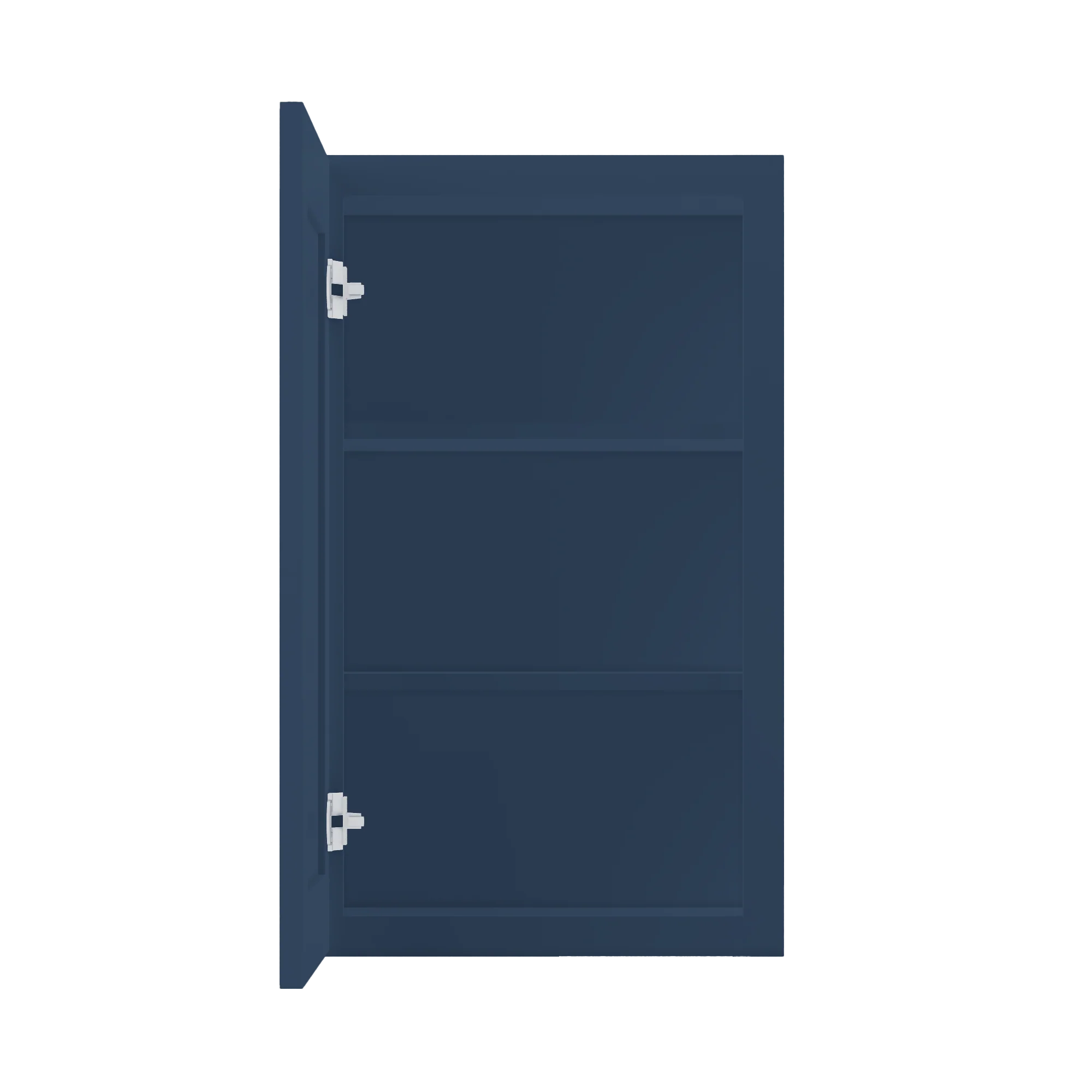 Wall Kitchen Cabinet W1830 Danbury Blue LessCare 18 in. width 30 in. height 12 in. depth - Image 5