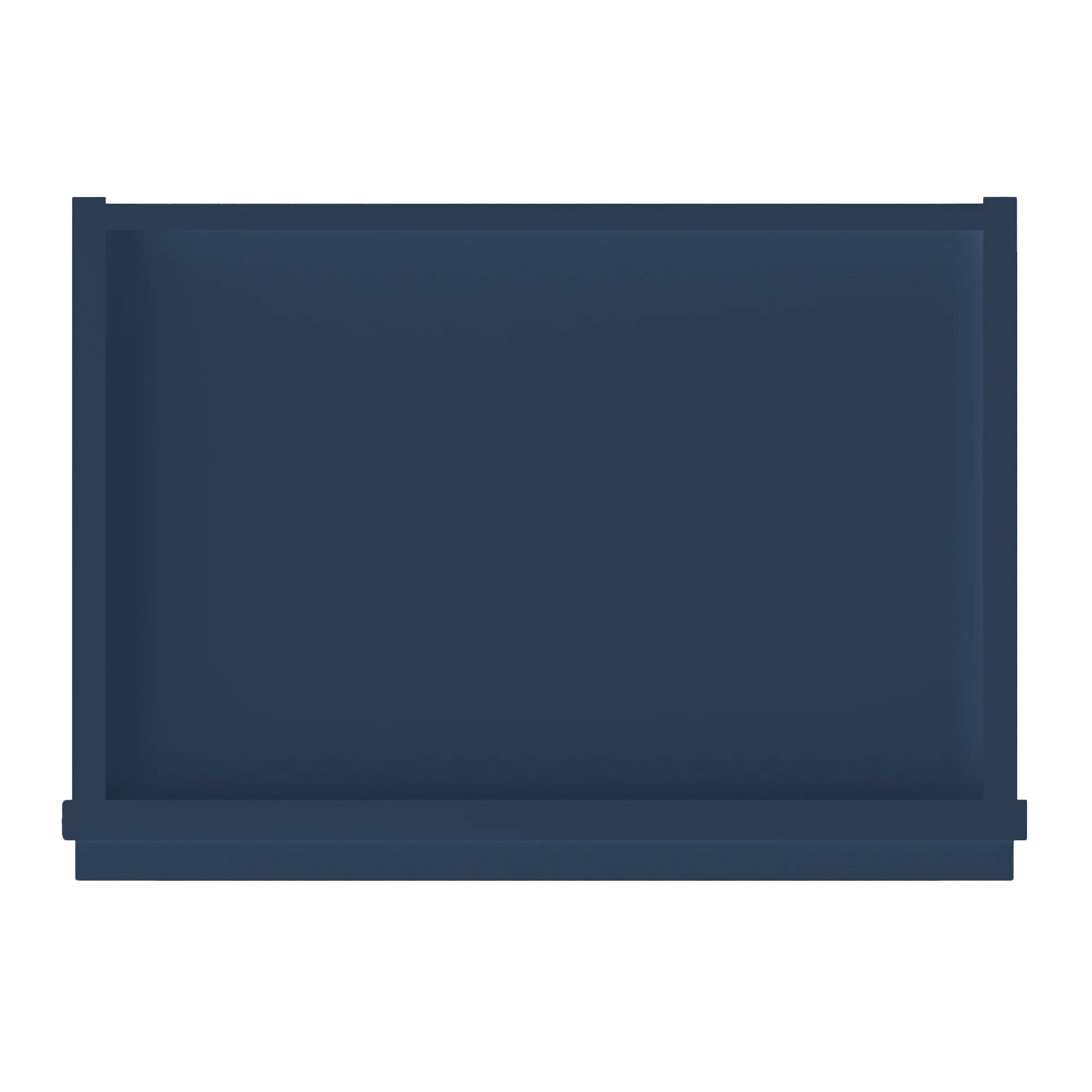 Wall Kitchen Cabinet W1842 Danbury Blue LessCare 18 in. width 42 in. height 12 in. depth - Image 6
