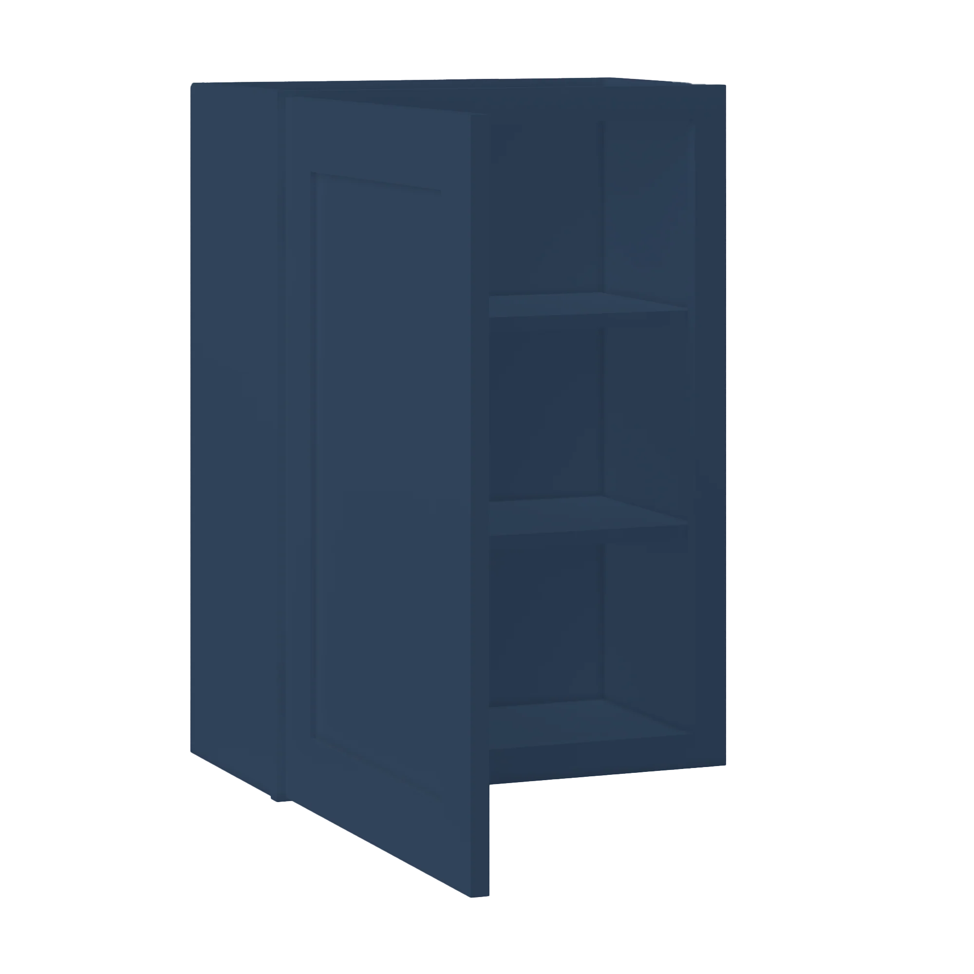 Wall Kitchen Cabinet W2130 Danbury Blue LessCare 21 in. width 30 in. height 12 in. depth - Image 4
