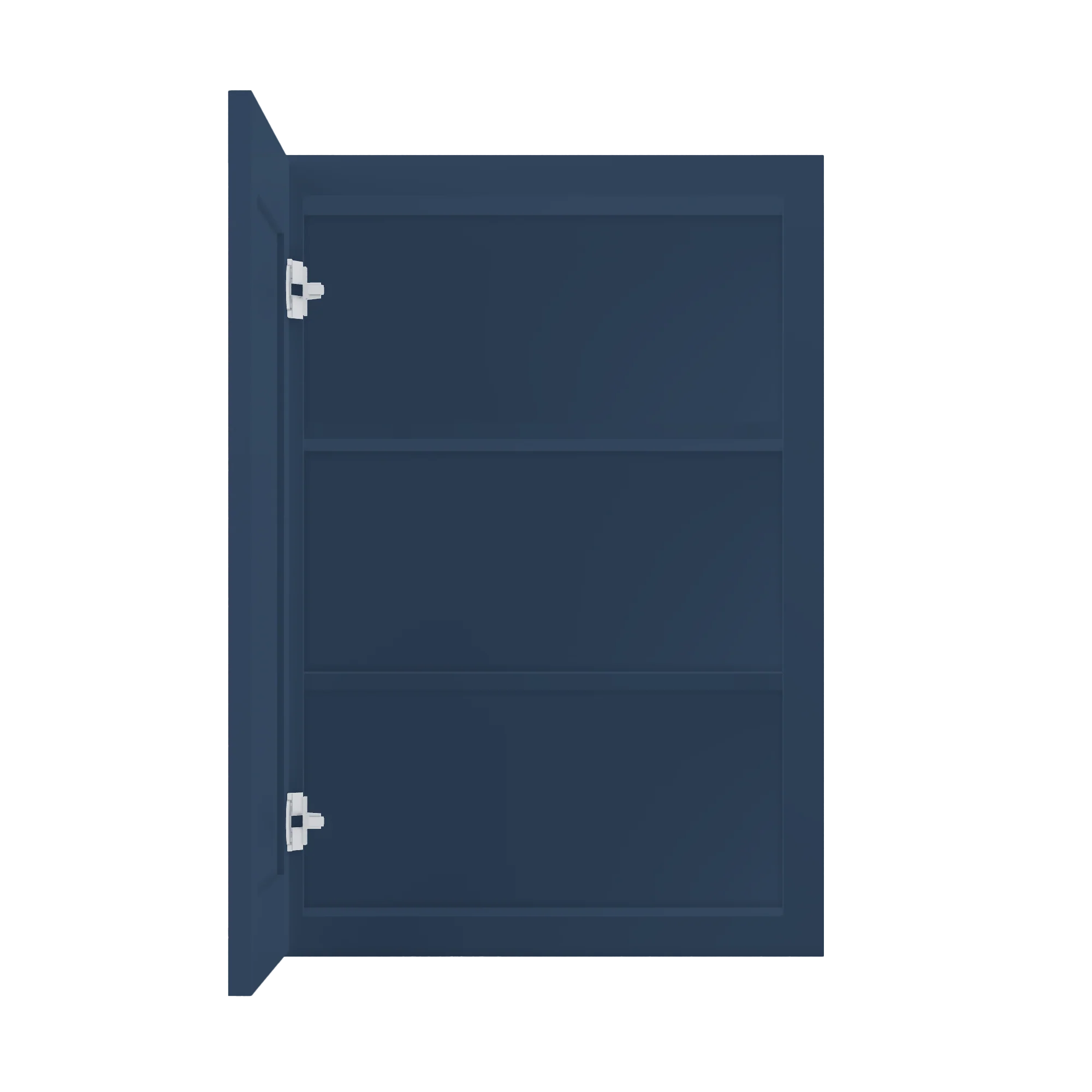 Wall Kitchen Cabinet W2130 Danbury Blue LessCare 21 in. width 30 in. height 12 in. depth - Image 5