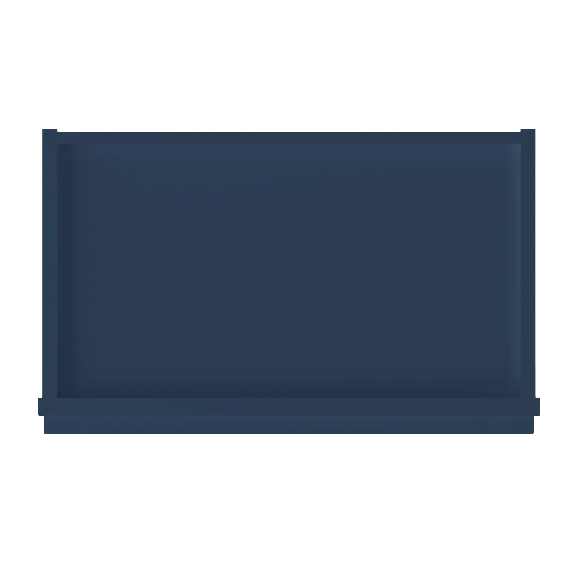 Wall Kitchen Cabinet W2136 Danbury Blue LessCare 21 in. width 36 in. height 12 in. depth - Image 6