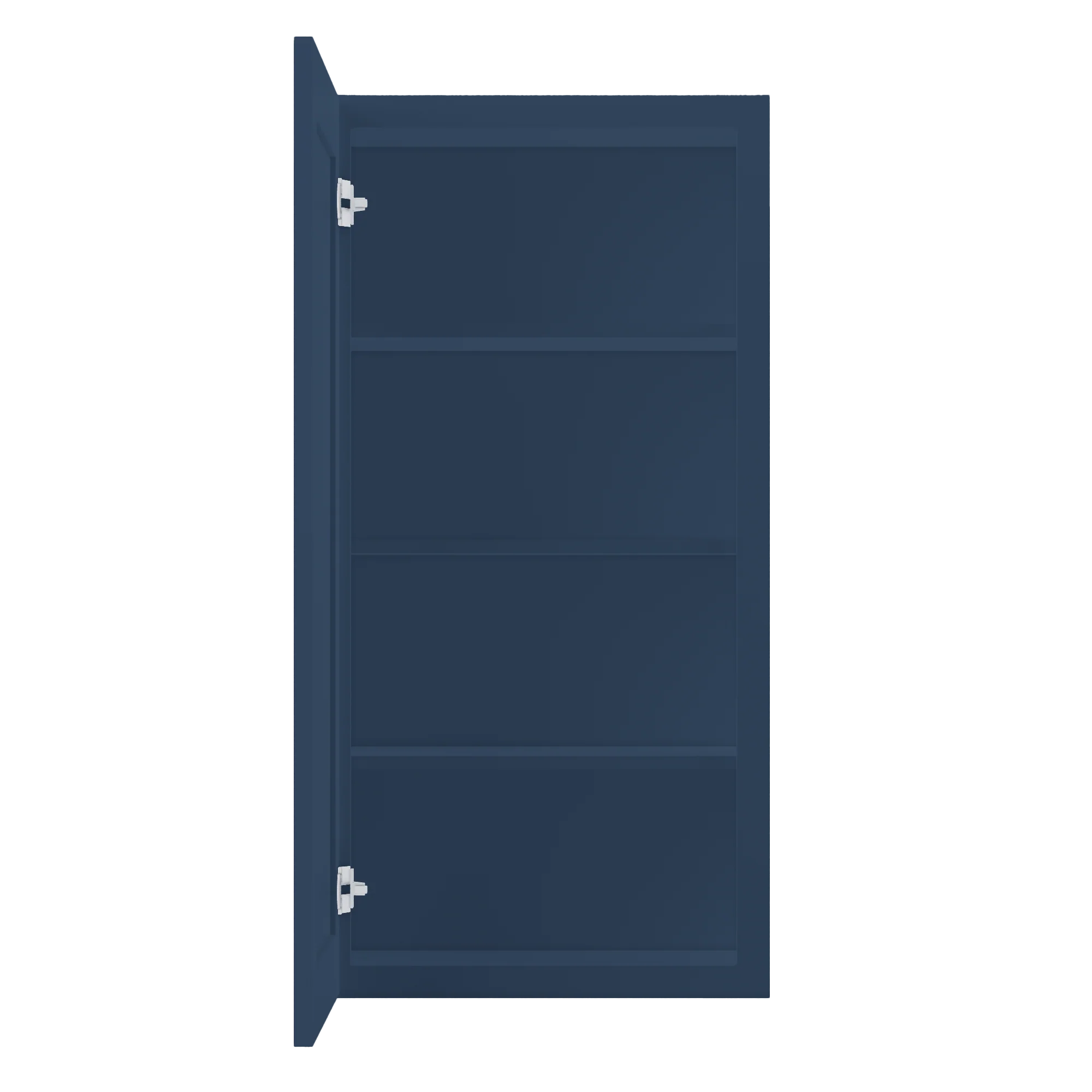 Wall Kitchen Cabinet W2142 Danbury Blue LessCare 21 in. width 42 in. height 12 in. depth - Image 5