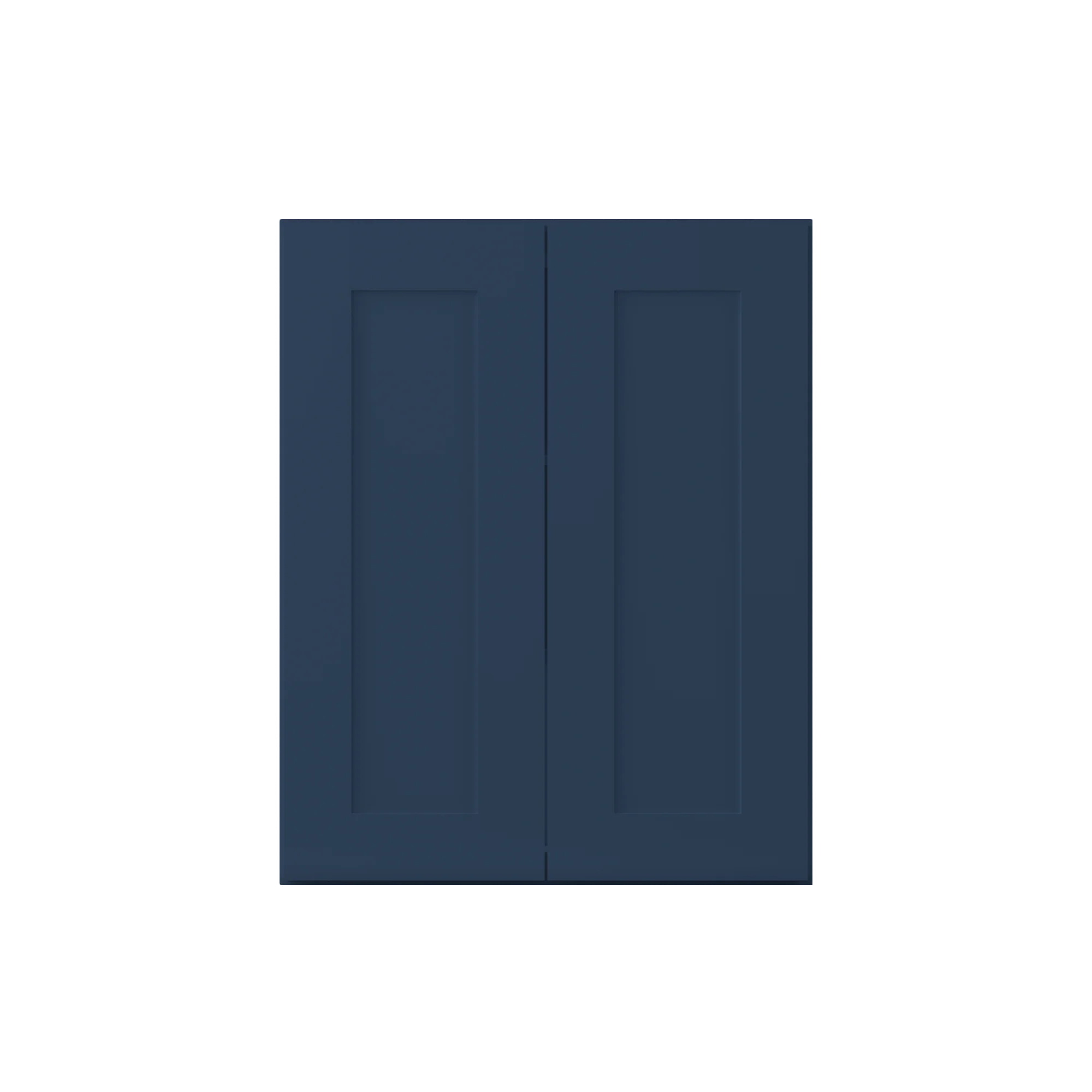 Wall Kitchen Cabinet W2430 Danbury Blue LessCare 24 in. width 30 in. height 12 in. depth - Image 3