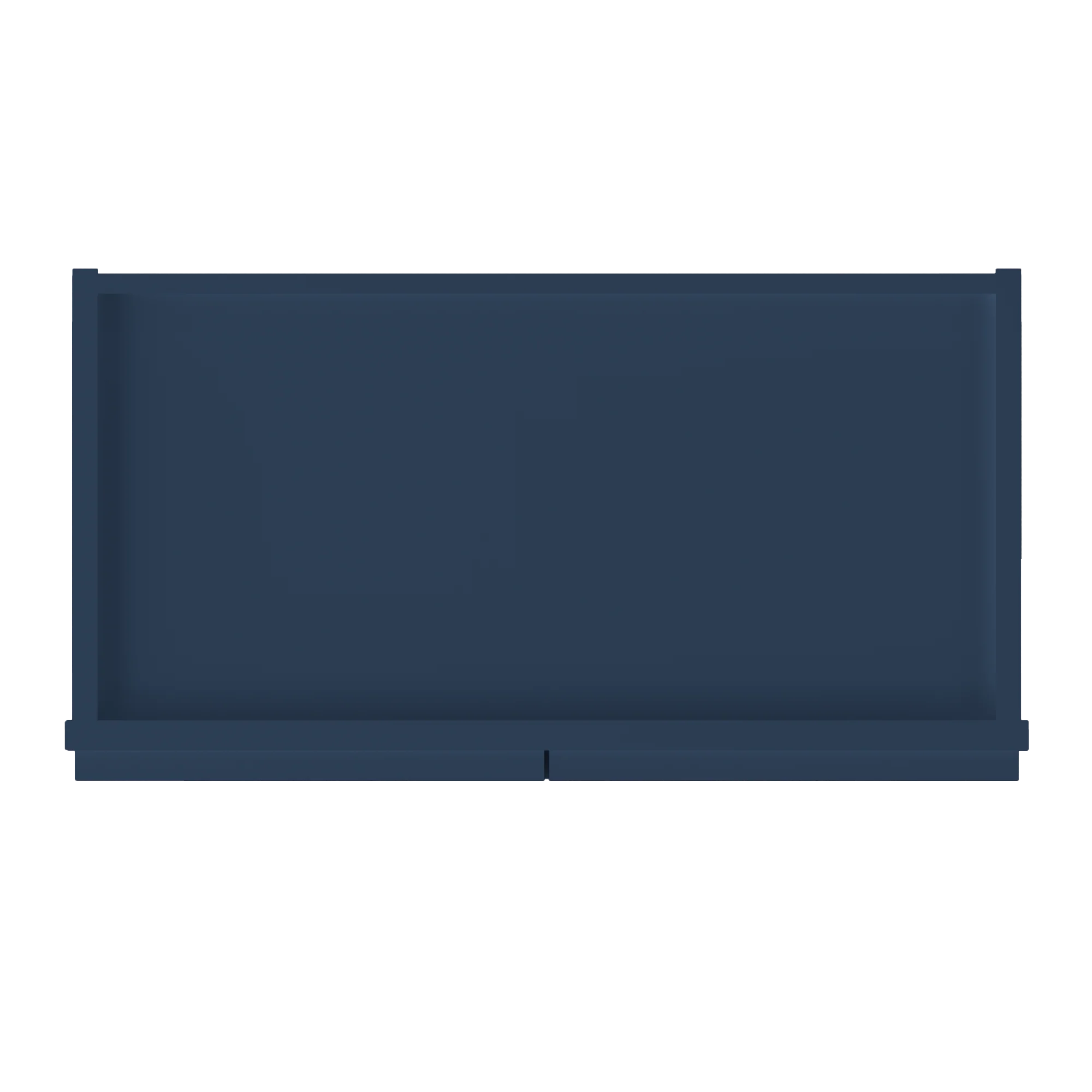 Wall Kitchen Cabinet W2430 Danbury Blue LessCare 24 in. width 30 in. height 12 in. depth - Image 6