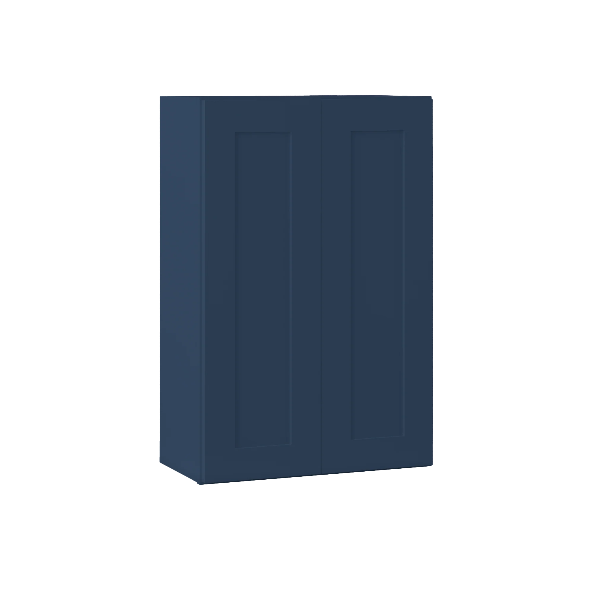 Wall Kitchen Cabinet W2436 Danbury Blue LessCare 24 in. width 36 in. height 12 in. depth - Image 2