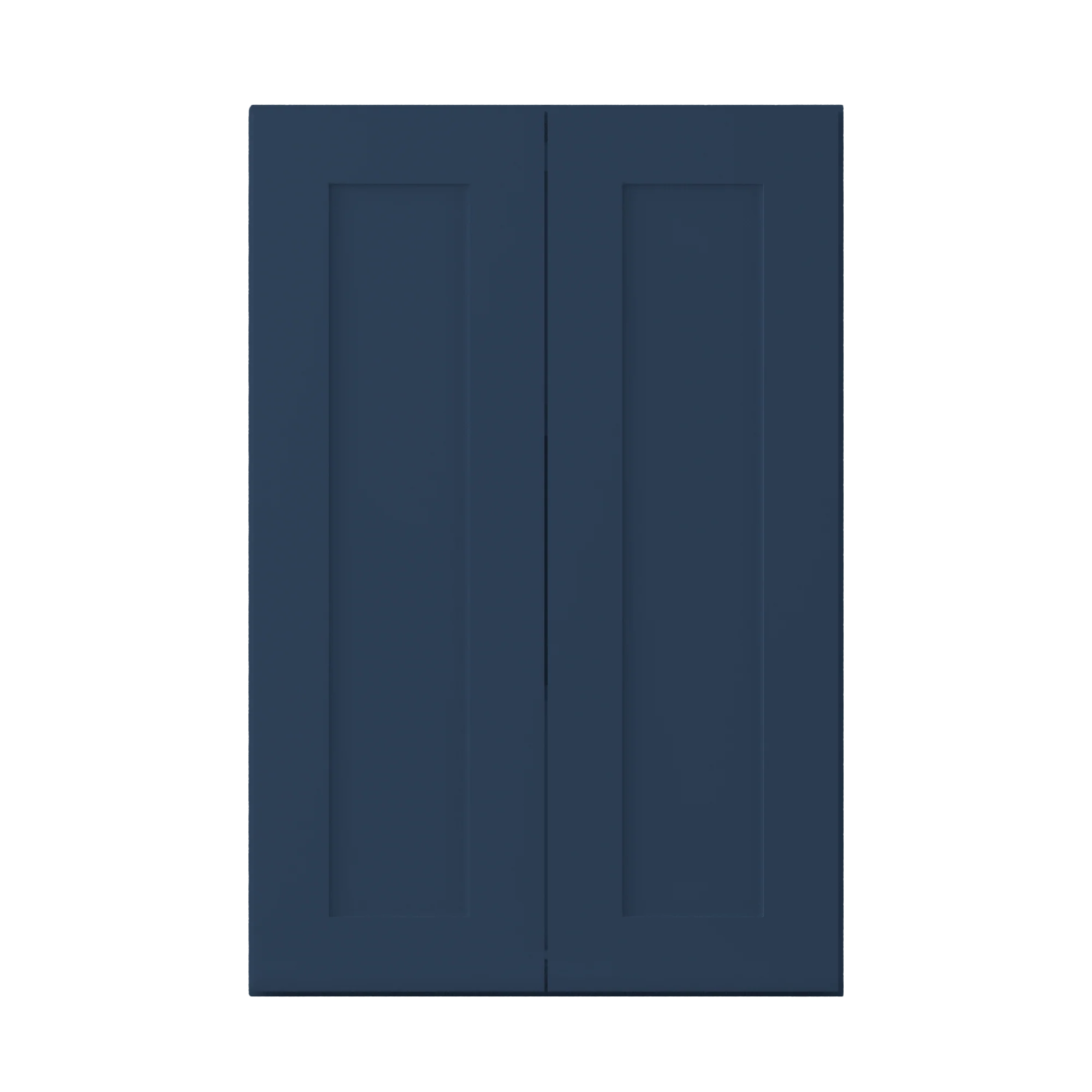 Wall Kitchen Cabinet W2436 Danbury Blue LessCare 24 in. width 36 in. height 12 in. depth - Image 3