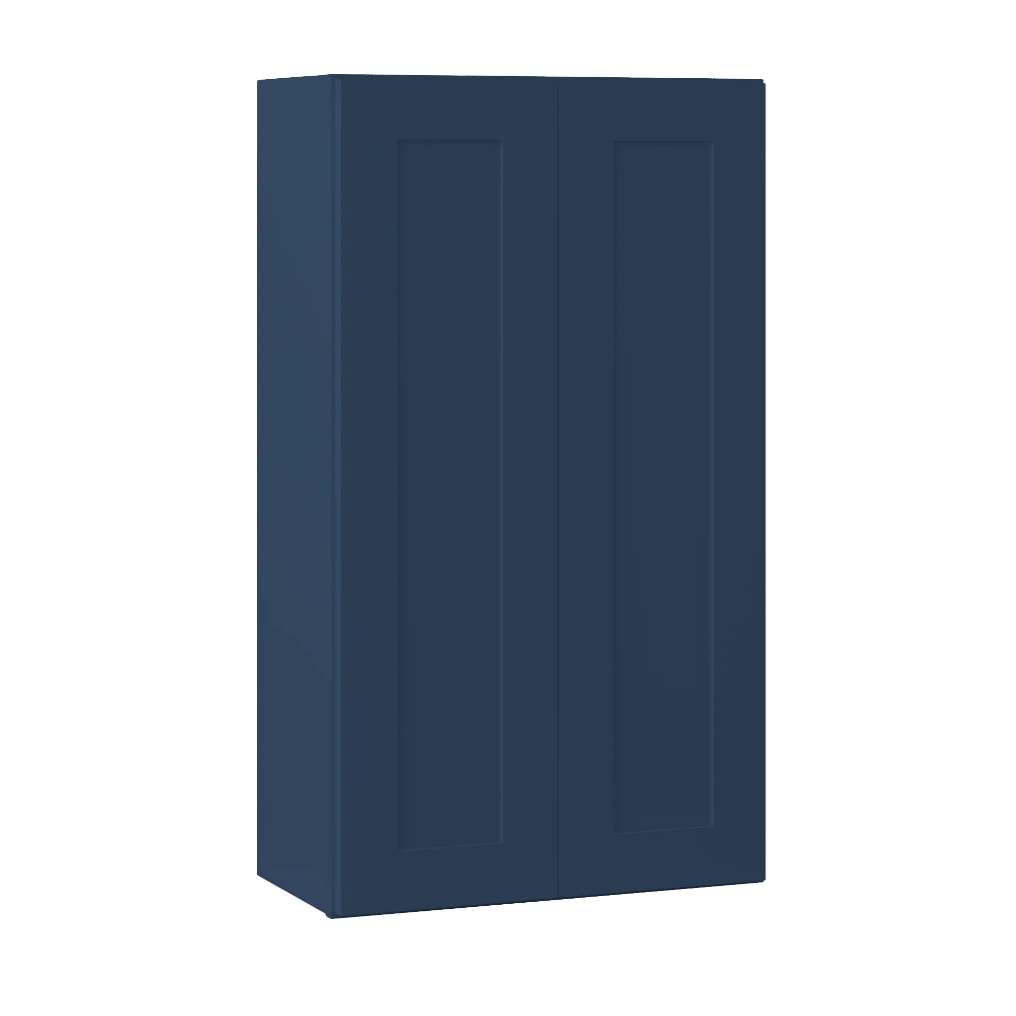 Wall Kitchen Cabinet W2442 Danbury Blue LessCare 24 in. width 42 in. height 12 in. depth - Image 2