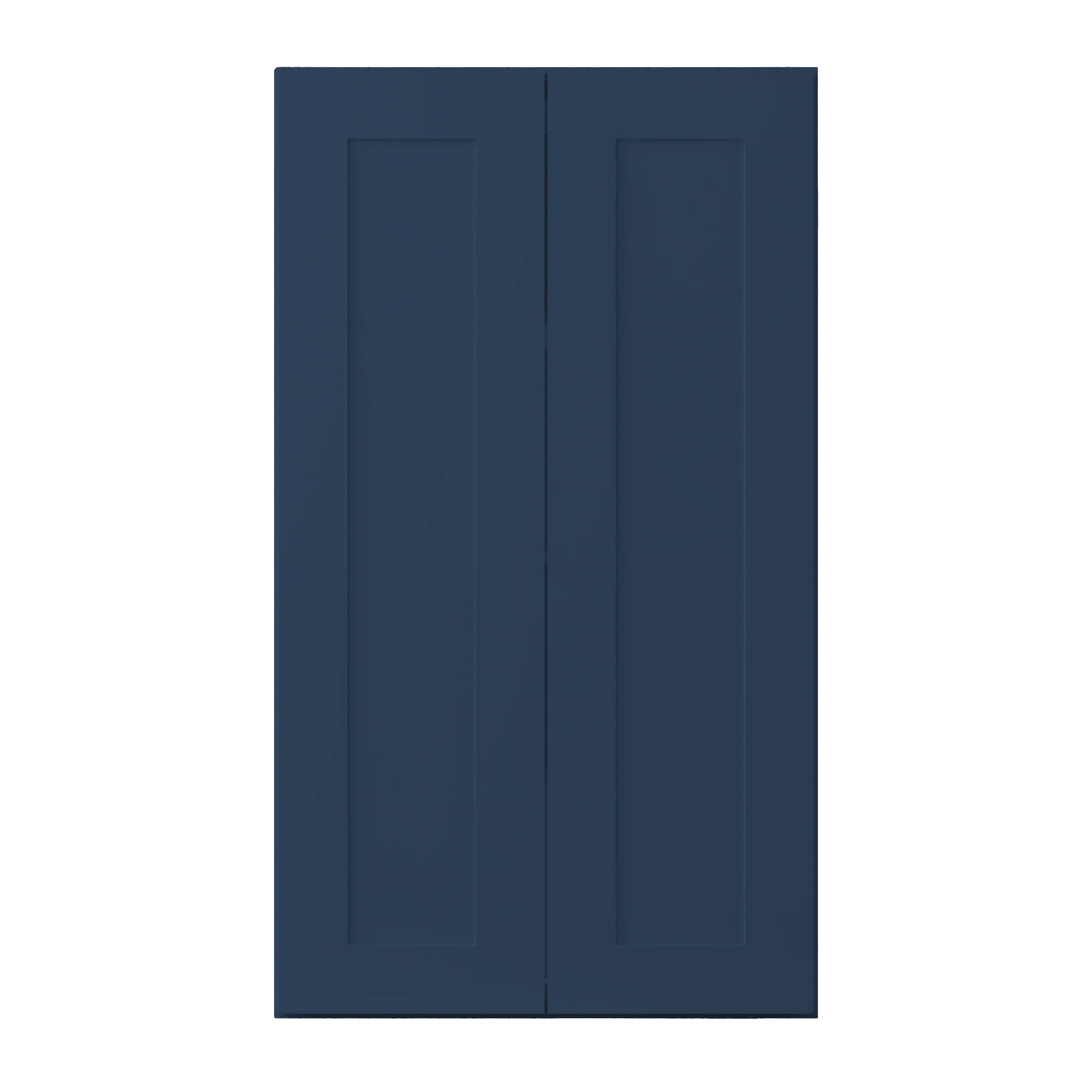Wall Kitchen Cabinet W2442 Danbury Blue LessCare 24 in. width 42 in. height 12 in. depth - Image 3