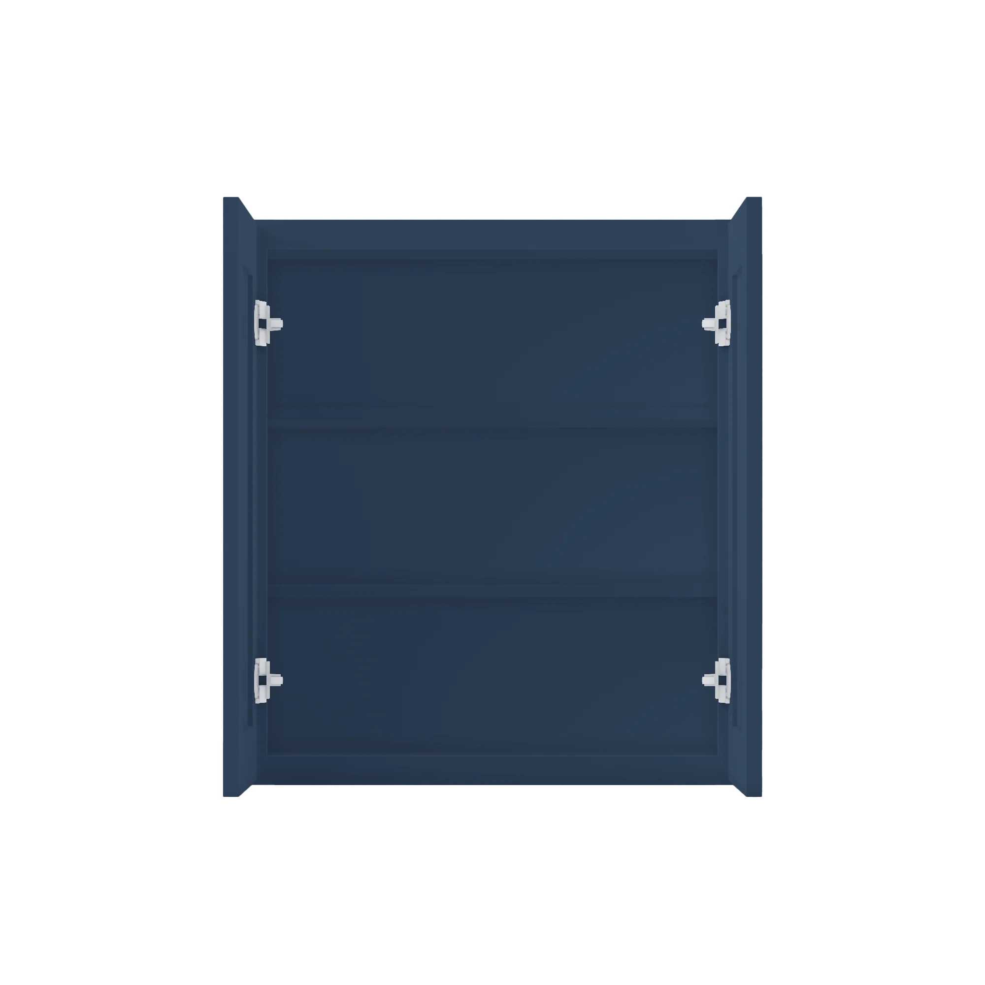 Wall Kitchen Cabinet W2730 Danbury Blue LessCare 27 in. width 30 in. height 12 in. depth - Image 5