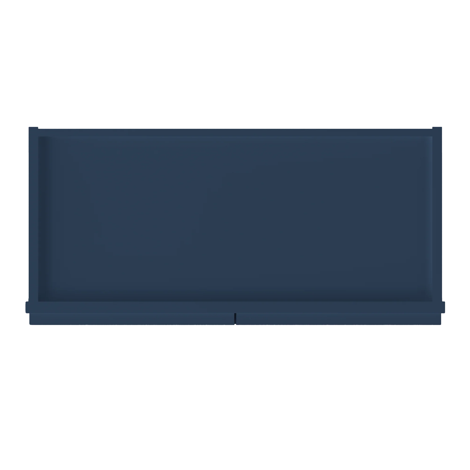 Wall Kitchen Cabinet W2730 Danbury Blue LessCare 27 in. width 30 in. height 12 in. depth - Image 6