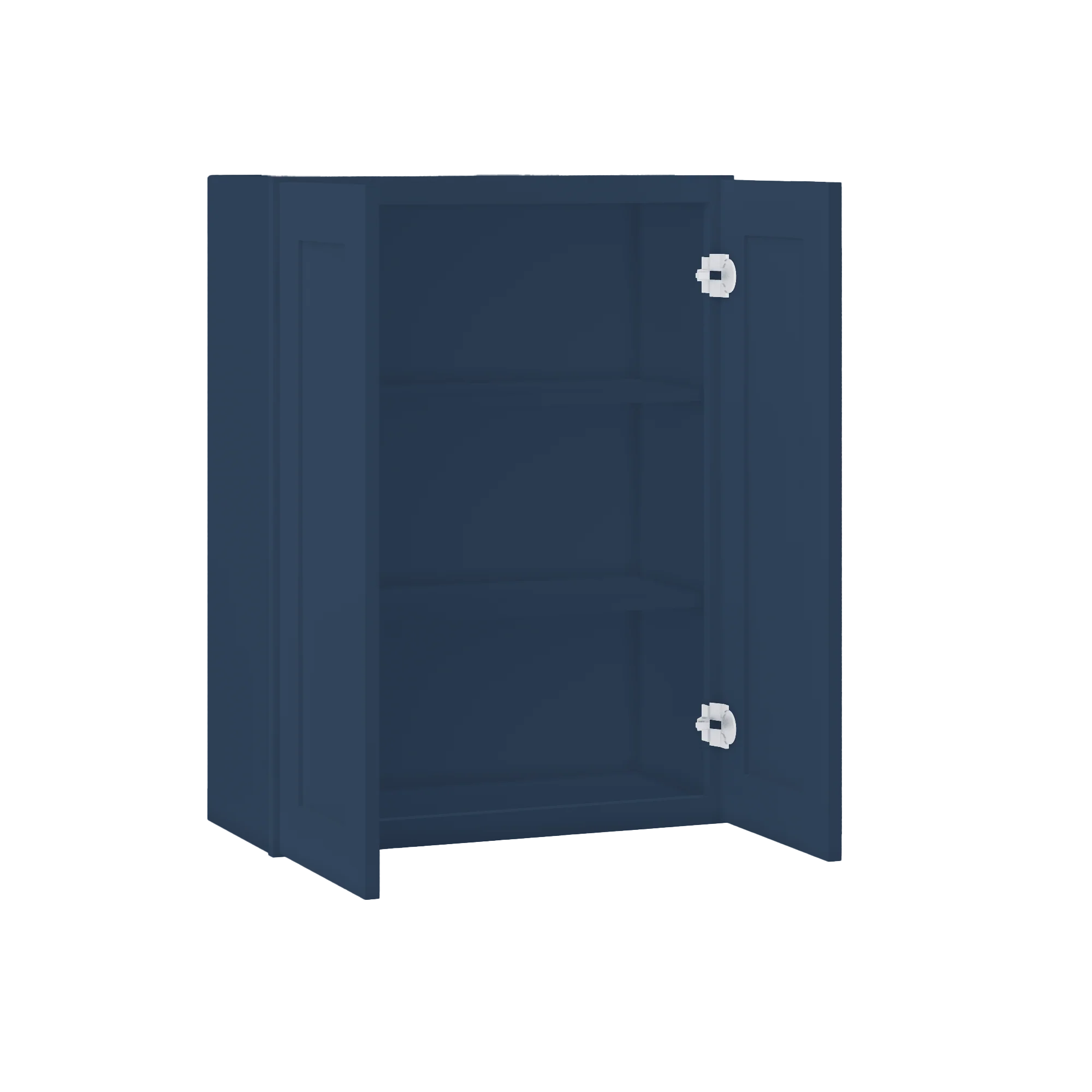 Wall Kitchen Cabinet W2736 Danbury Blue LessCare 27 in. width 36 in. height 12 in. depth - Image 4