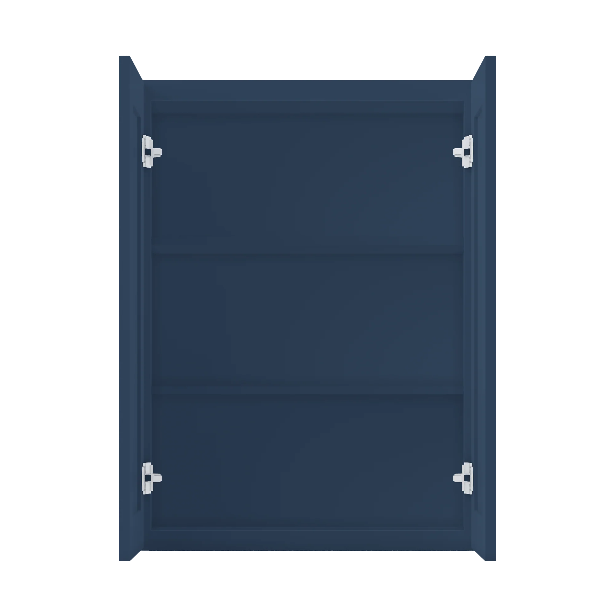 Wall Kitchen Cabinet W2736 Danbury Blue LessCare 27 in. width 36 in. height 12 in. depth - Image 5
