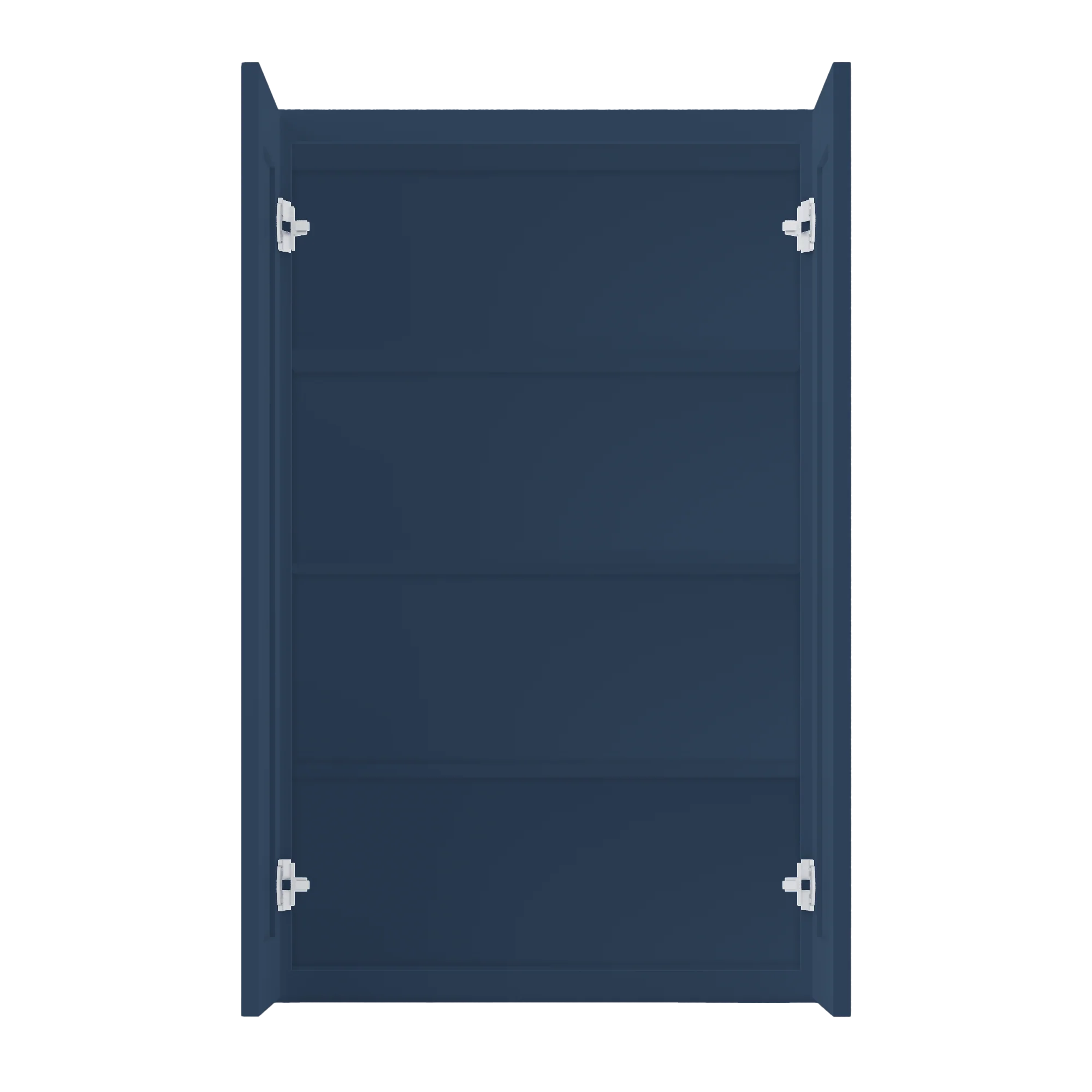 Wall Kitchen Cabinet W2742 Danbury Blue LessCare 27 in. width 42 in. height 12 in. depth - Image 5