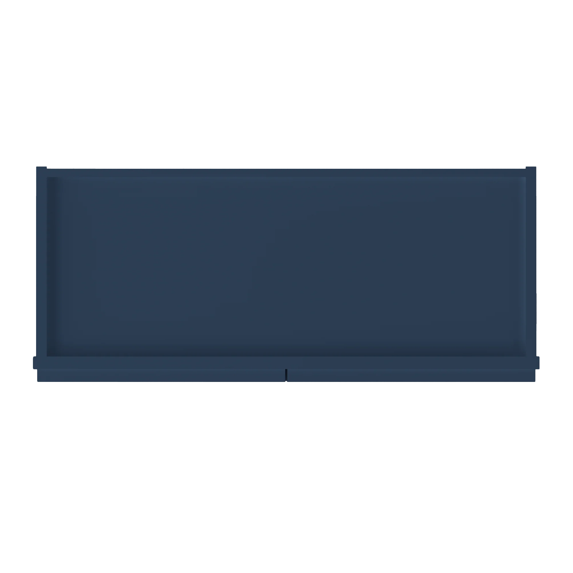 Wall Kitchen Cabinet W3012 Danbury Blue LessCare 30 in. width 12 in. height 12 in. depth - Image 6