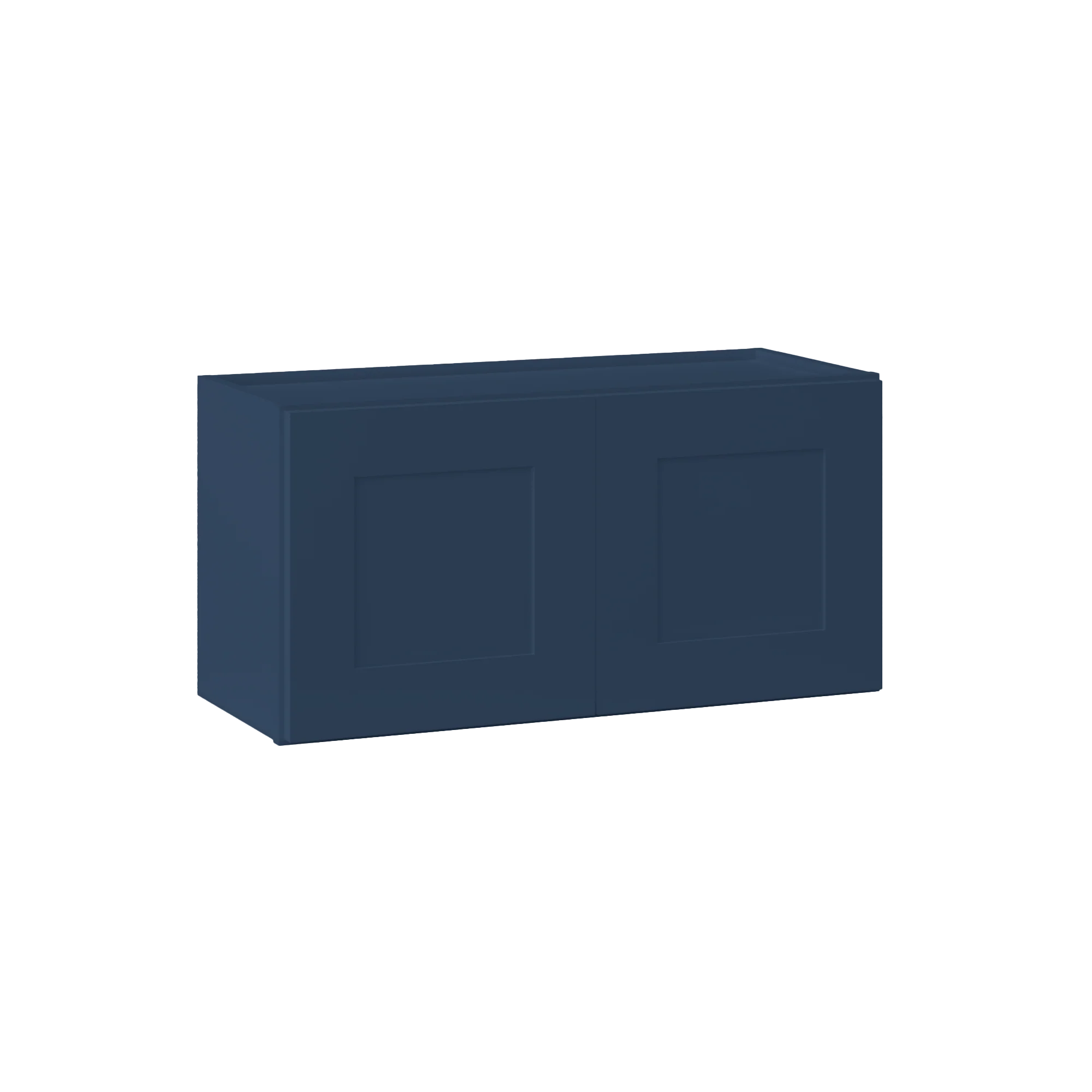 Wall Kitchen Cabinet W3015 Danbury Blue LessCare 30 in. width 15 in. height 12 in. depth - Image 2