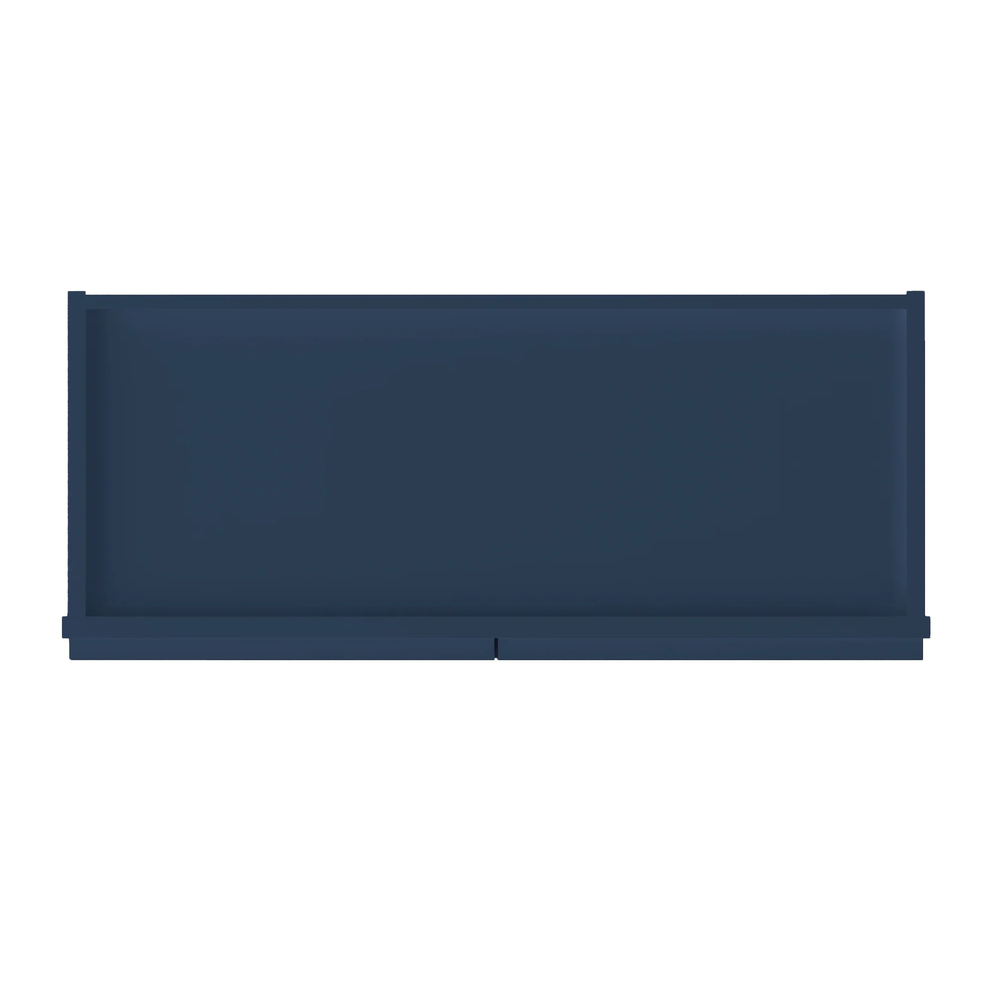Wall Kitchen Cabinet W3015 Danbury Blue LessCare 30 in. width 15 in. height 12 in. depth - Image 6