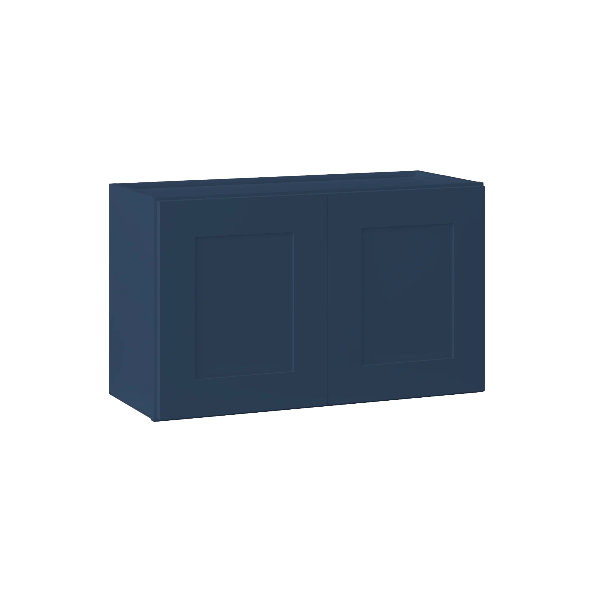 Wall Kitchen Cabinet W3018 Danbury Blue LessCare 30 in. width 18 in. height 12 in. depth - Image 2