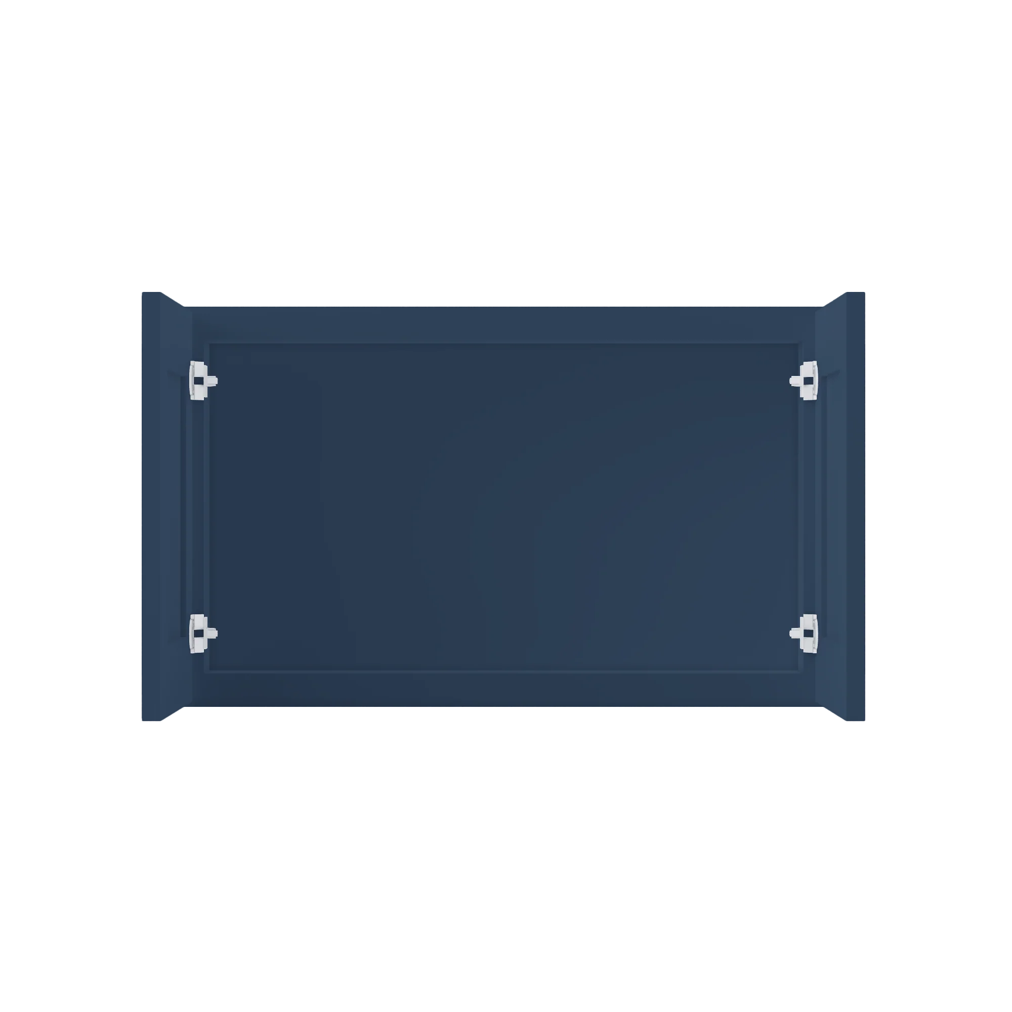 Wall Kitchen Cabinet W3018 Danbury Blue LessCare 30 in. width 18 in. height 12 in. depth - Image 5