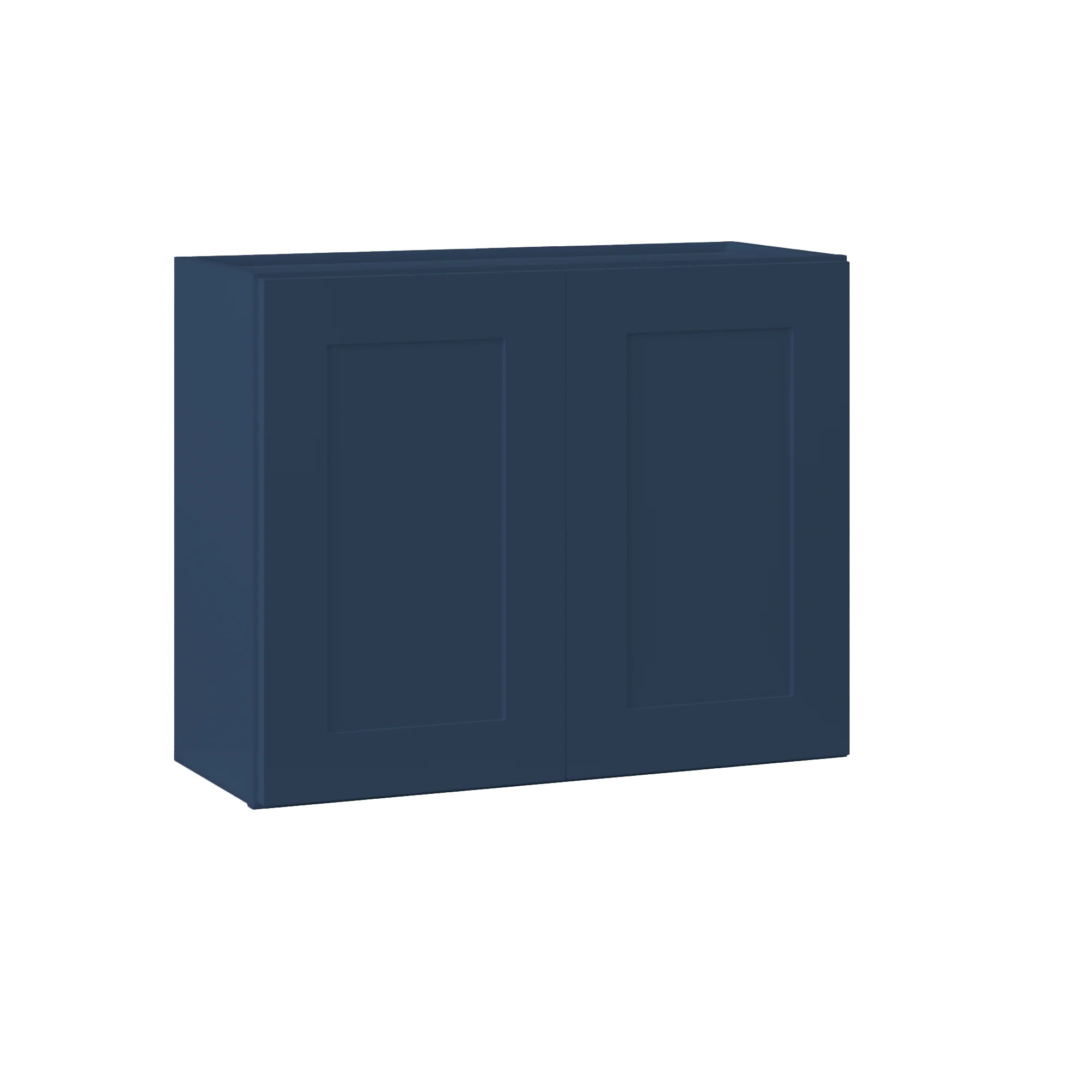 Wall Kitchen Cabinet W3024 Danbury Blue LessCare 30 in. width 24 in. height 12 in. depth - Image 2