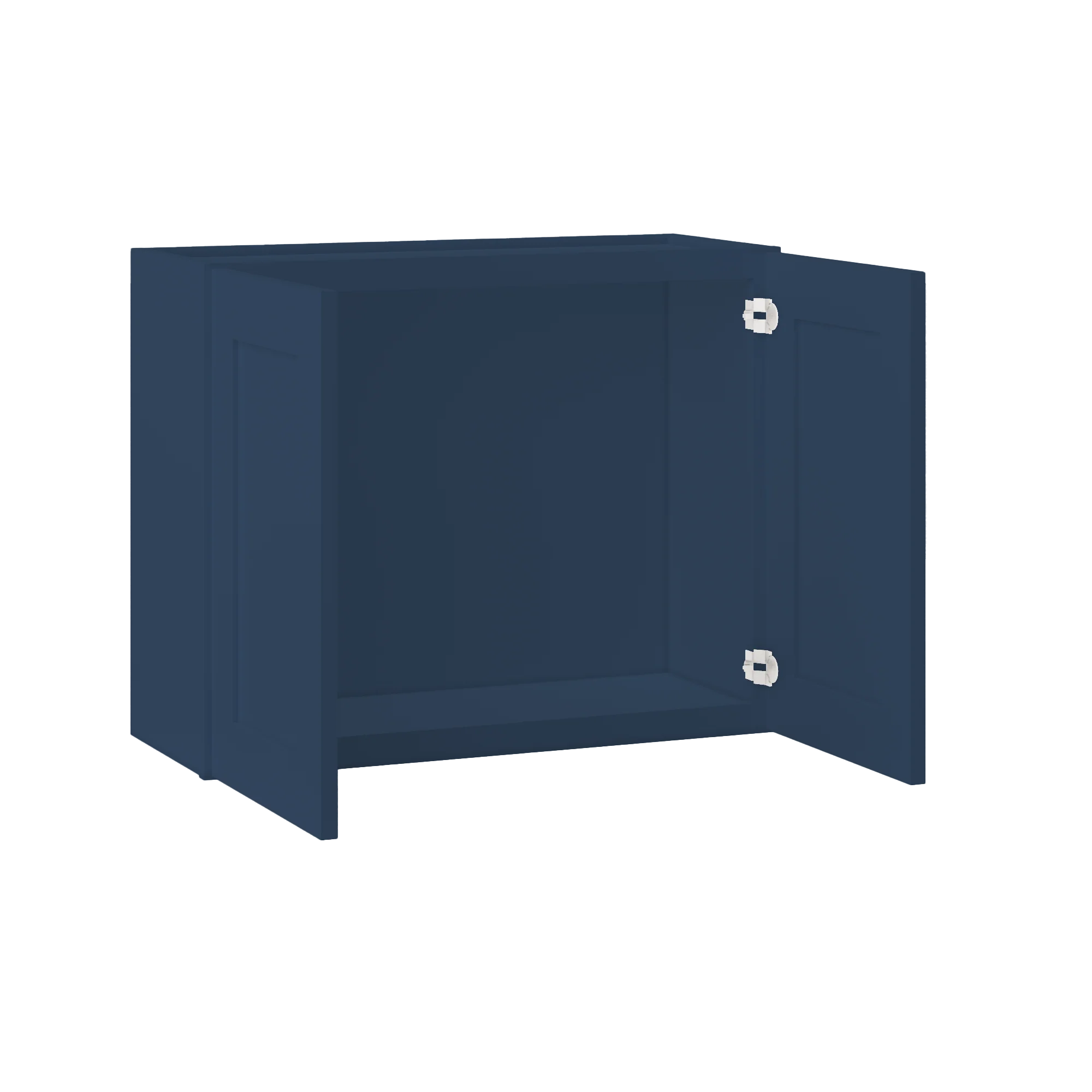 Wall Kitchen Cabinet W3024 Danbury Blue LessCare 30 in. width 24 in. height 12 in. depth - Image 4