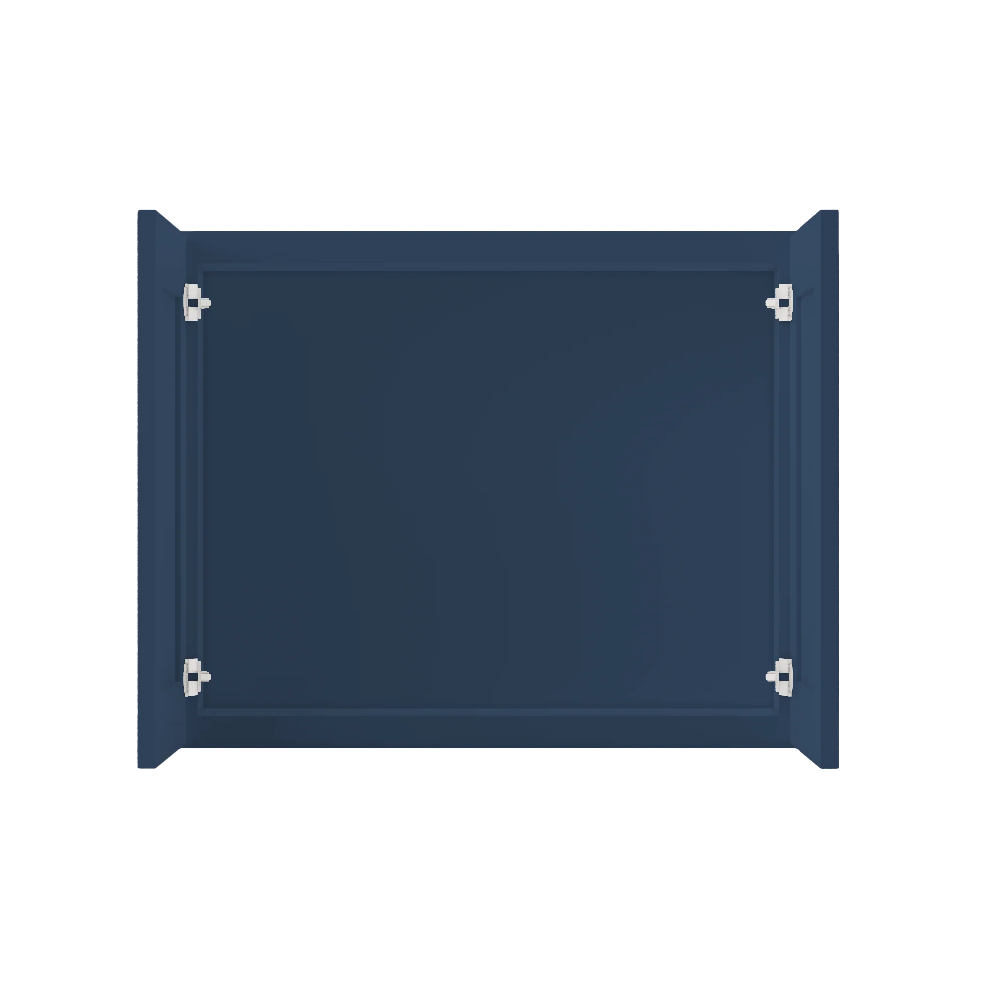 Wall Kitchen Cabinet W3024 Danbury Blue LessCare 30 in. width 24 in. height 12 in. depth - Image 5
