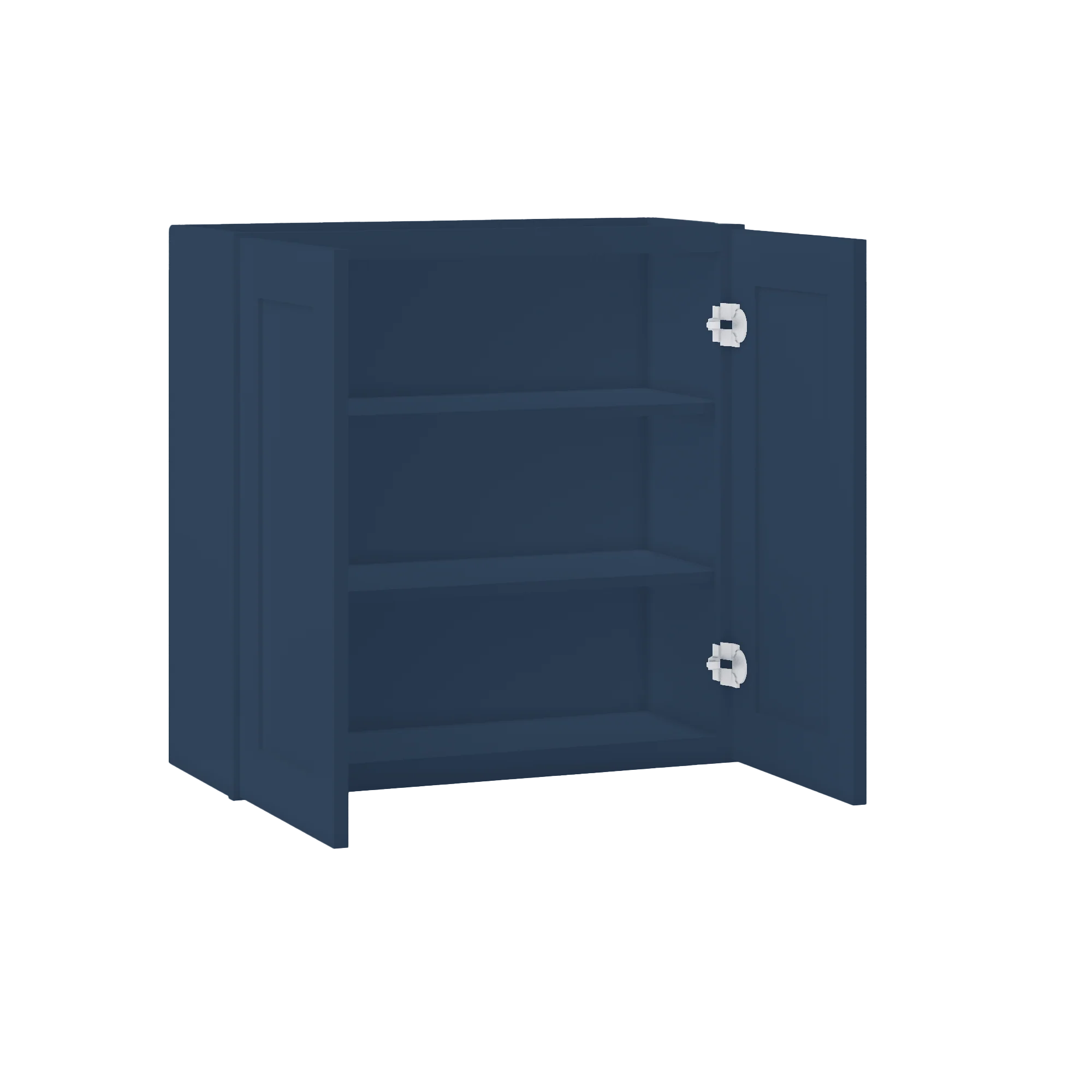 Wall Kitchen Cabinet W3030 Danbury Blue LessCare 30 in. width 30 in. height 12 in. depth - Image 4