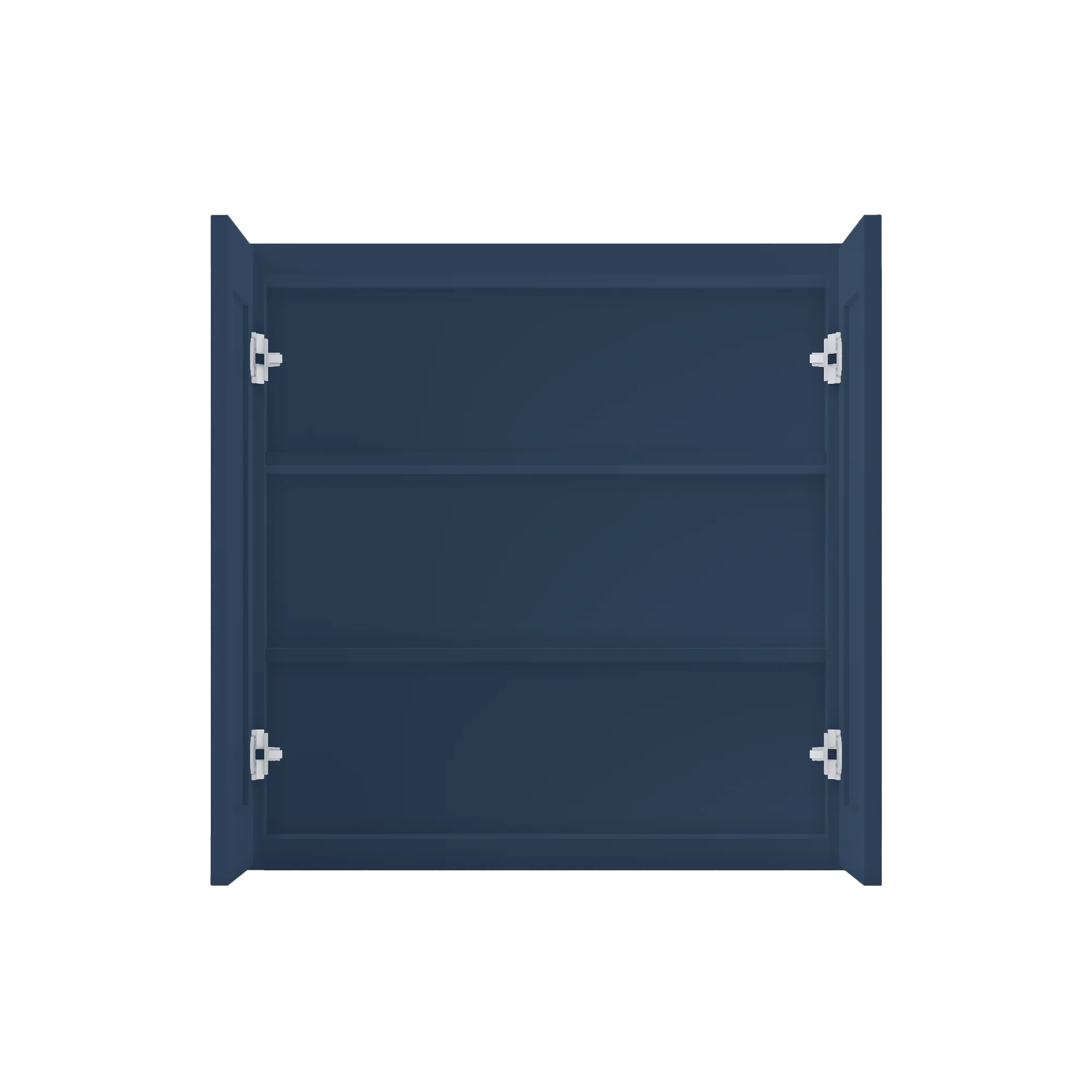 Wall Kitchen Cabinet W3030 Danbury Blue LessCare 30 in. width 30 in. height 12 in. depth - Image 5