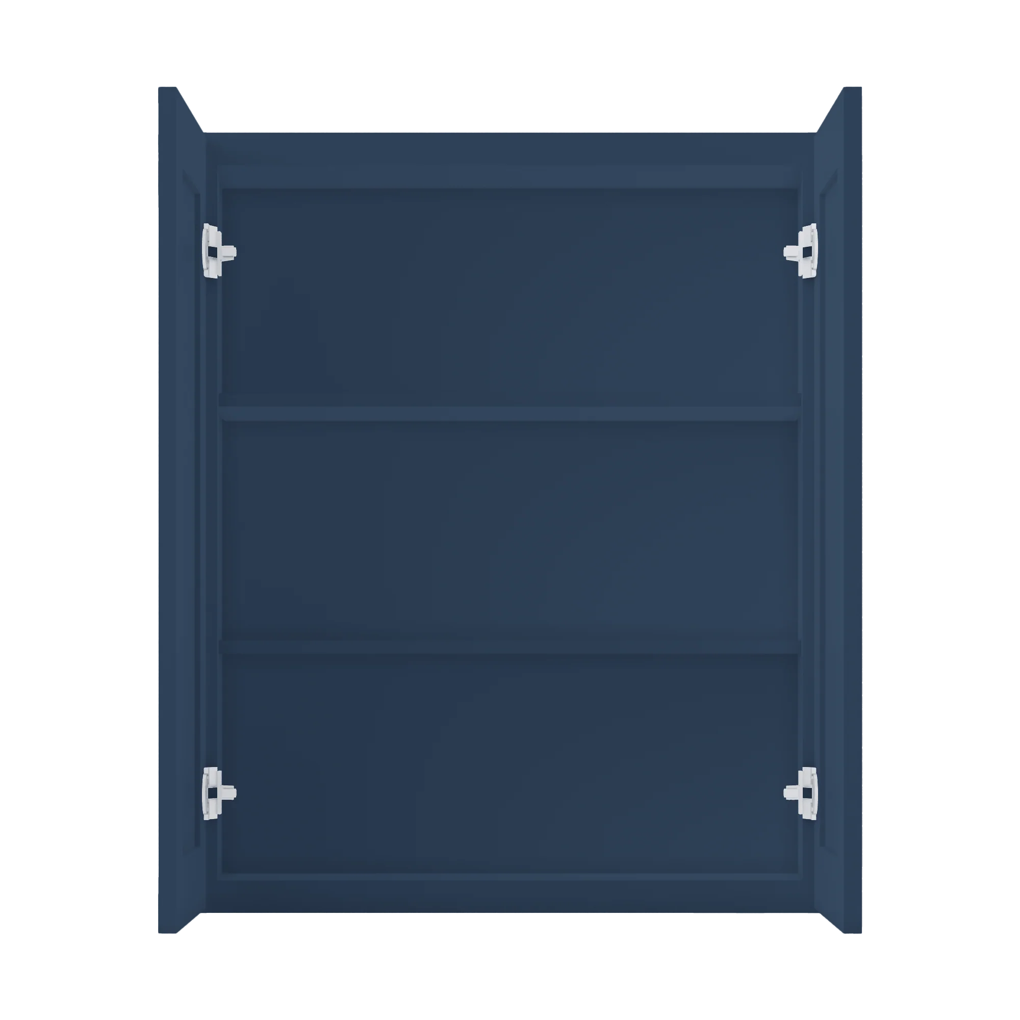 Wall Kitchen Cabinet W3036 Danbury Blue LessCare 30 in. width 36 in. height 12 in. depth - Image 5