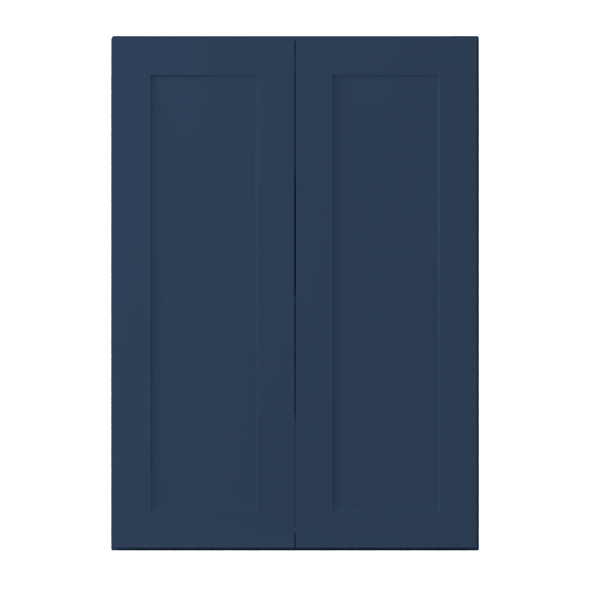 Wall Kitchen Cabinet W3042 Danbury Blue LessCare 30 in. width 42 in. height 12 in. depth - Image 3