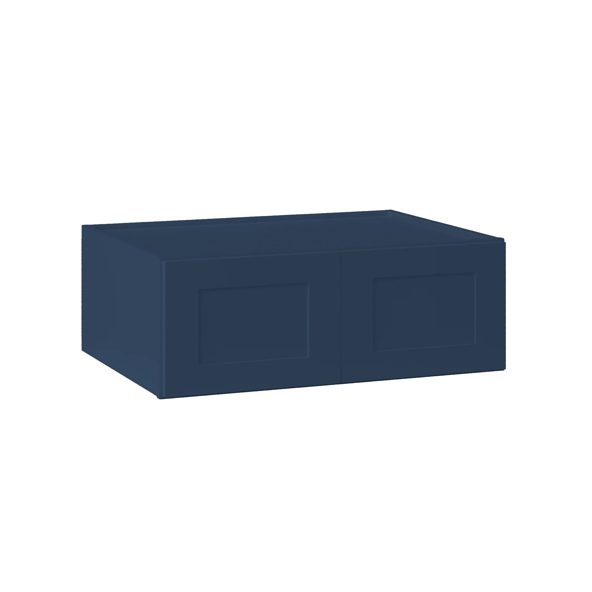 Wall Kitchen Cabinet W331224 Danbury Blue LessCare 33 in. width 12 in. height 24 in. depth - Image 2