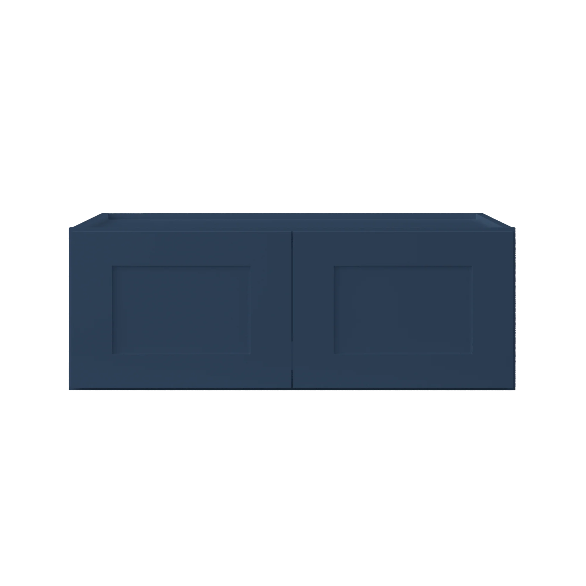 Wall Kitchen Cabinet W331224 Danbury Blue LessCare 33 in. width 12 in. height 24 in. depth - Image 3
