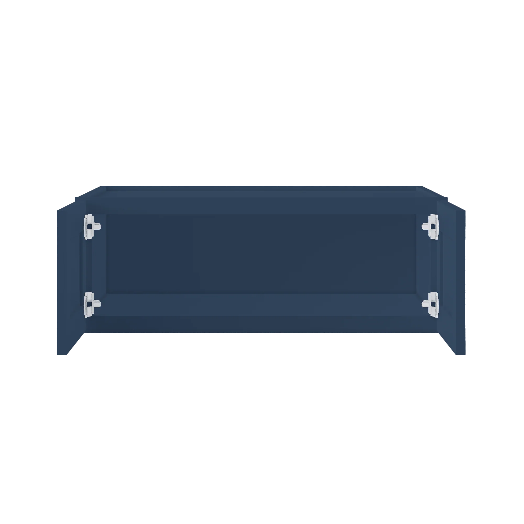 Wall Kitchen Cabinet W331224 Danbury Blue LessCare 33 in. width 12 in. height 24 in. depth - Image 5