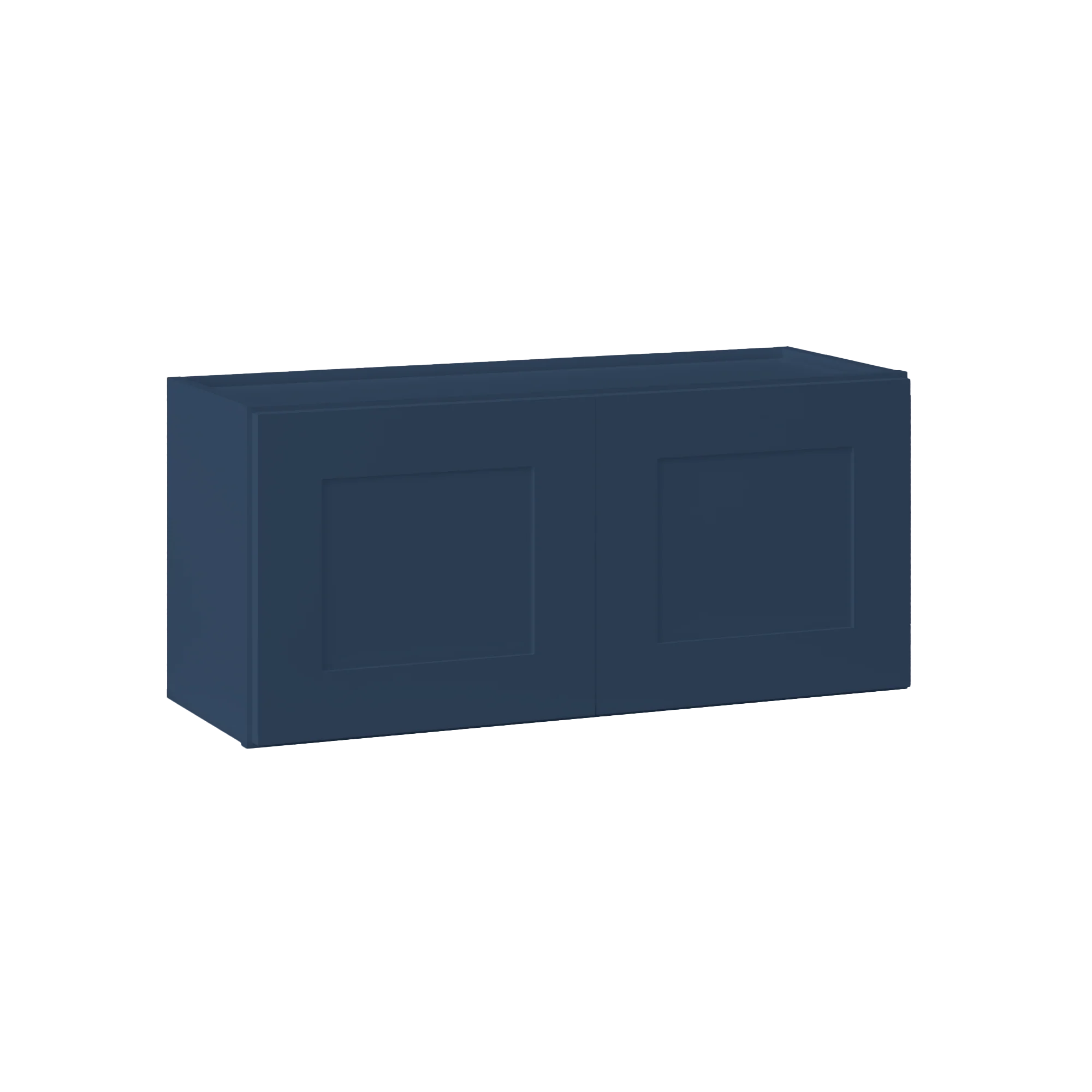 Wall Kitchen Cabinet W3315 Danbury Blue LessCare 33 in. width 15 in. height 12 in. depth - Image 2