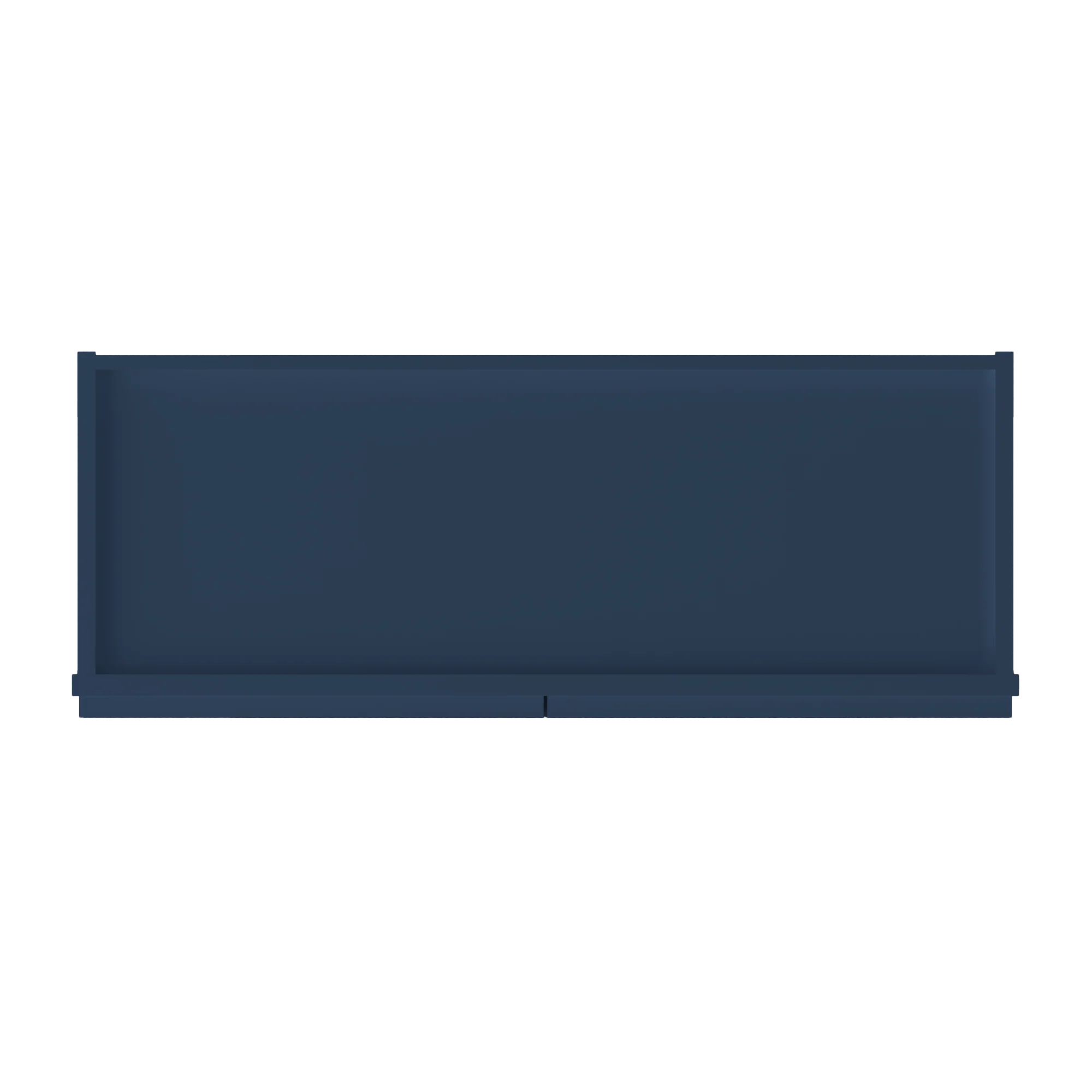 Wall Kitchen Cabinet W3315 Danbury Blue LessCare 33 in. width 15 in. height 12 in. depth - Image 6