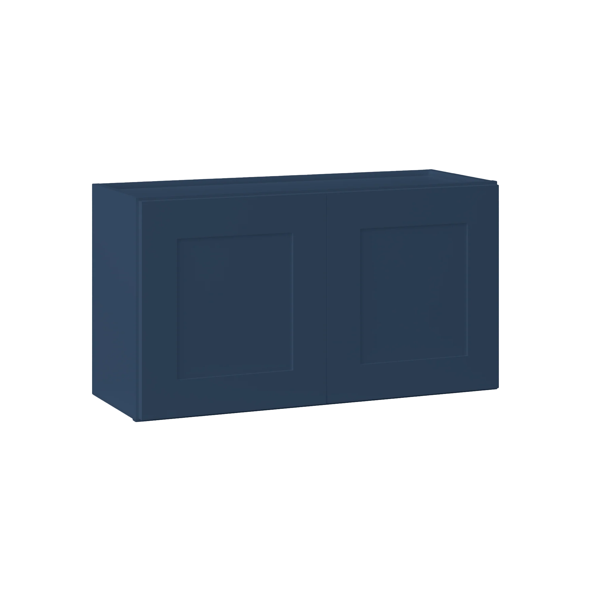 Wall Kitchen Cabinet W3318 Danbury Blue LessCare 33 in. width 18 in. height 12 in. depth - Image 2