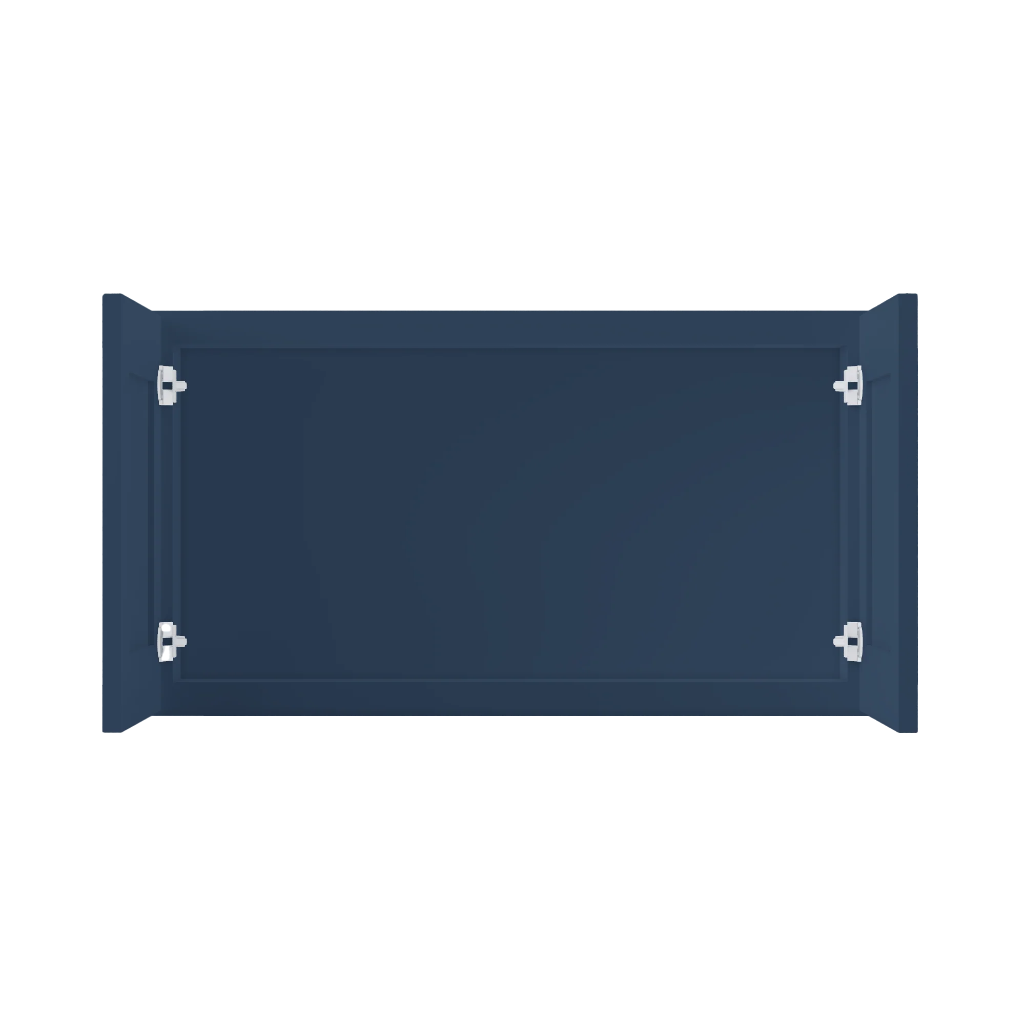 Wall Kitchen Cabinet W3318 Danbury Blue LessCare 33 in. width 18 in. height 12 in. depth - Image 5