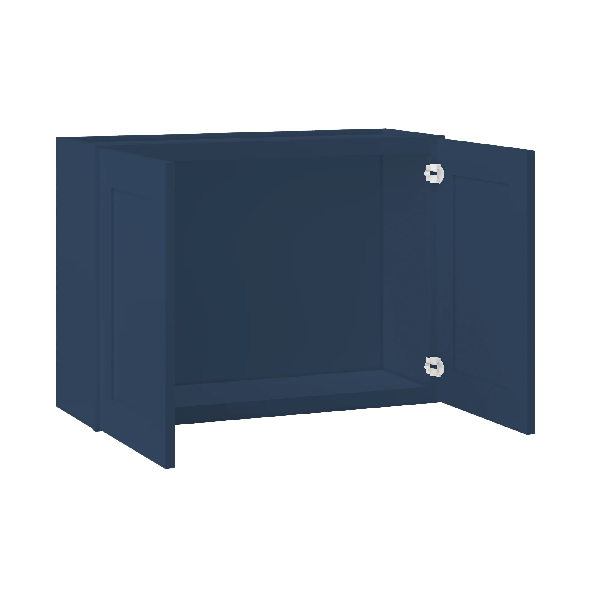 Wall Kitchen Cabinet W3324 Danbury Blue LessCare 33 in. width 24 in. height 12 in. depth - Image 4