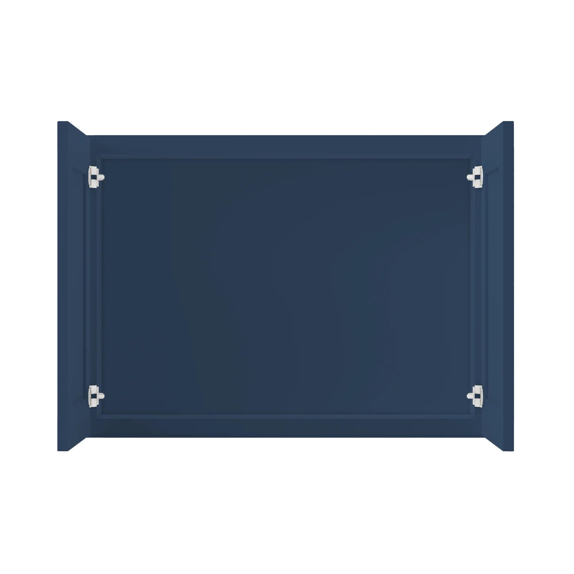 Wall Kitchen Cabinet W3324 Danbury Blue LessCare 33 in. width 24 in. height 12 in. depth - Image 5